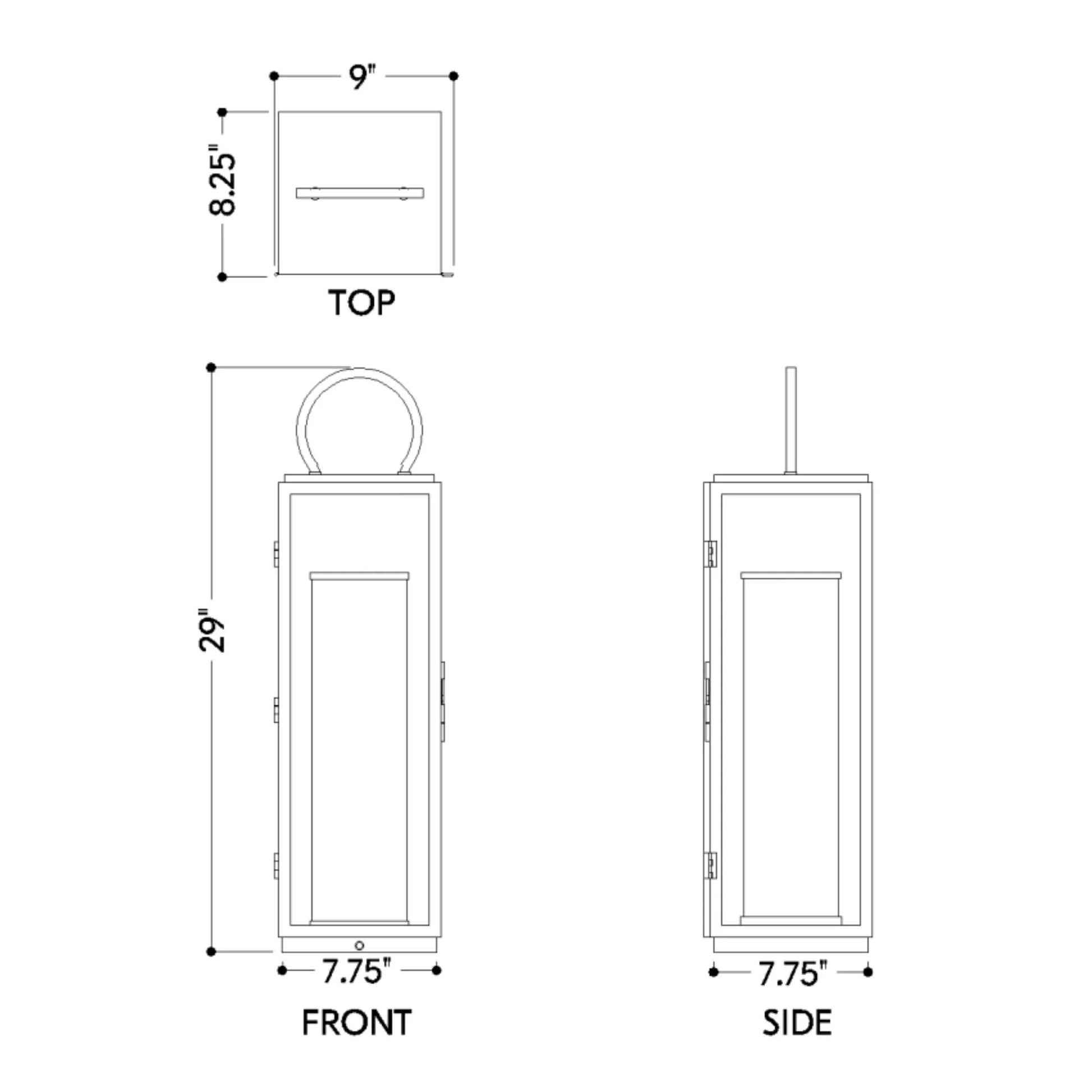 Troy Lighting - Gareth 29" LED Rechargeable Table Lamp, Patina Brass/Textured Black Finish | Bees Lighting