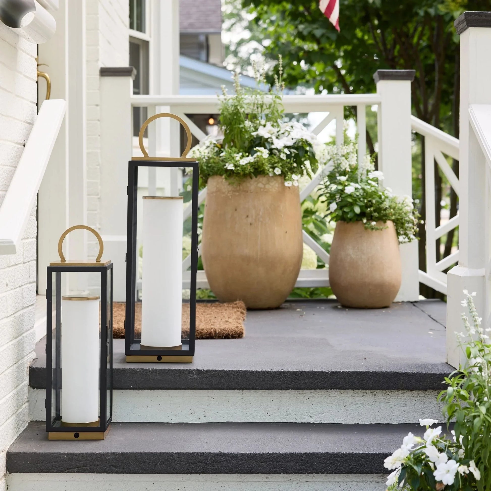 Troy Lighting - Gareth 29" LED Rechargeable Table Lamp, Patina Brass/Textured Black Finish | Bees Lighting