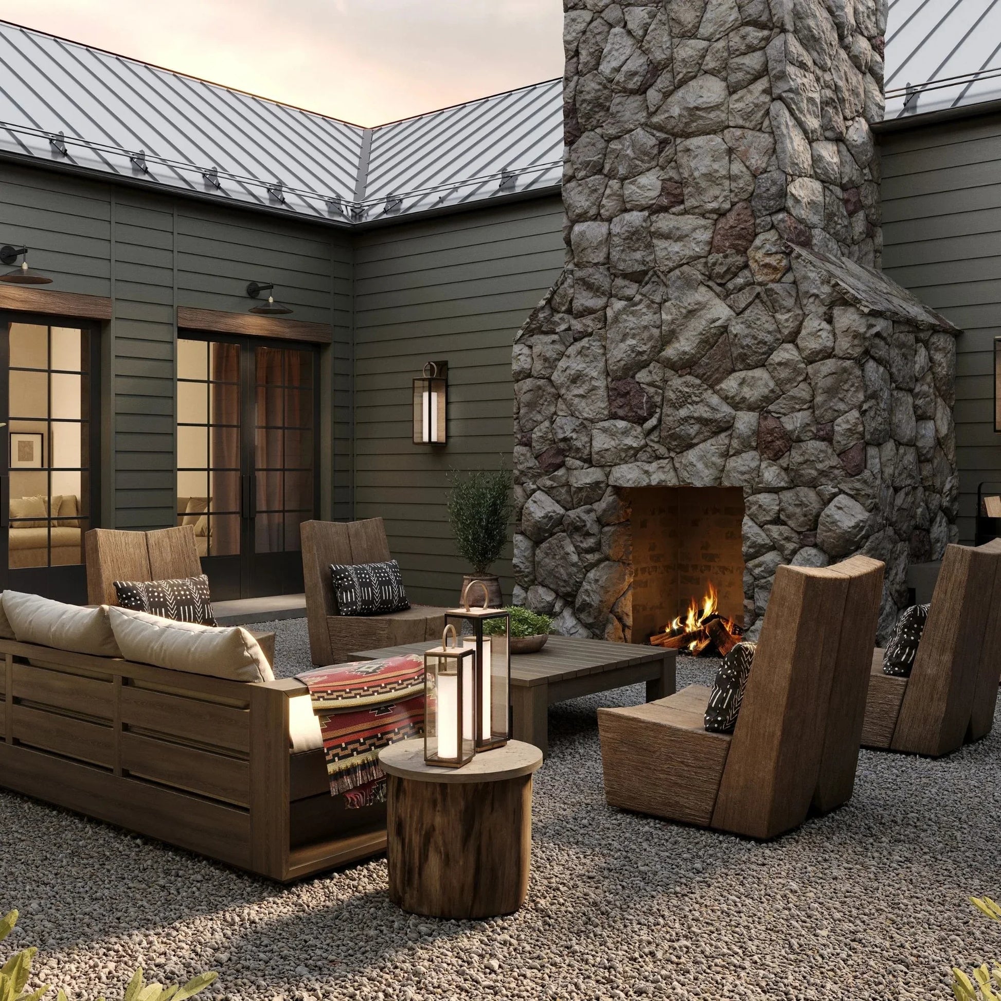 Troy Lighting - Gareth 29" LED Rechargeable Table Lamp, Patina Brass/Textured Black Finish | Bees Lighting