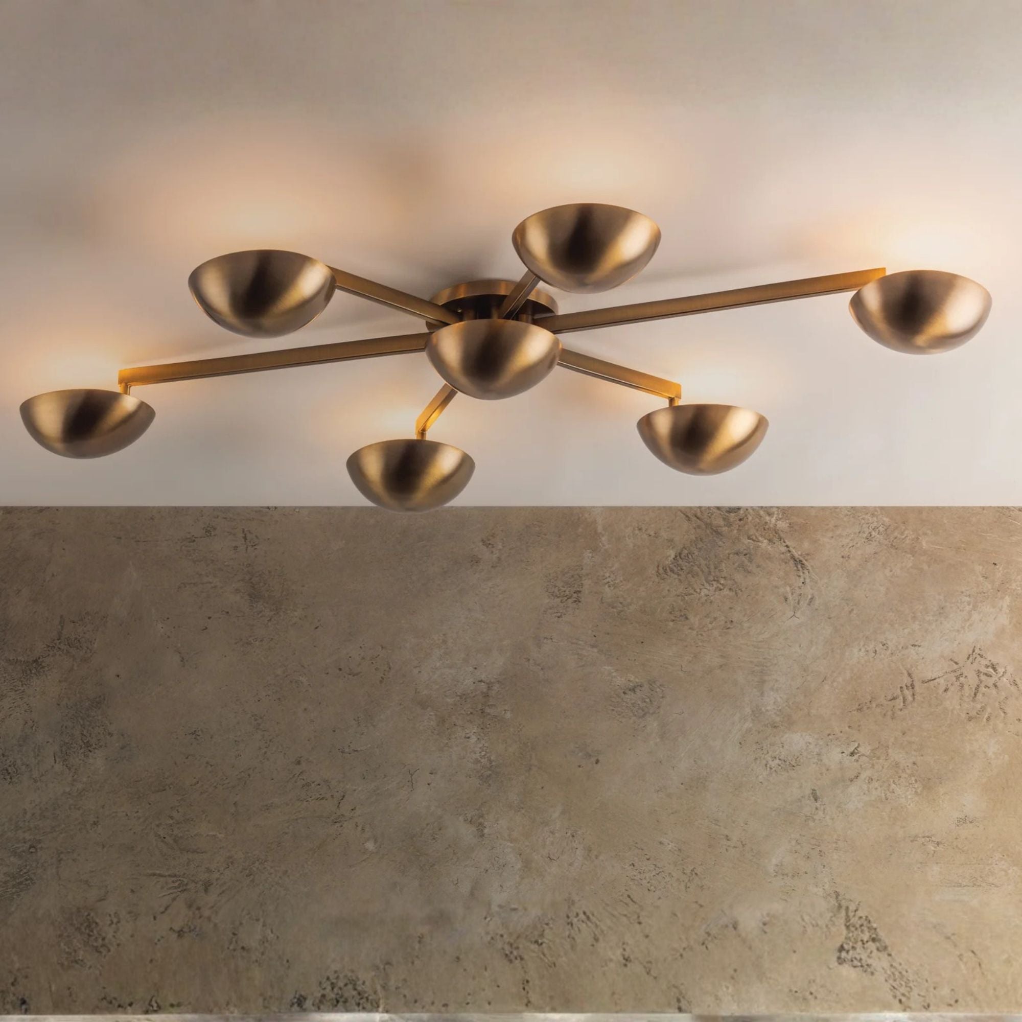 Troy Giovanni 34.75 in. Wall Sconce, Patina Brass, Integrated LED