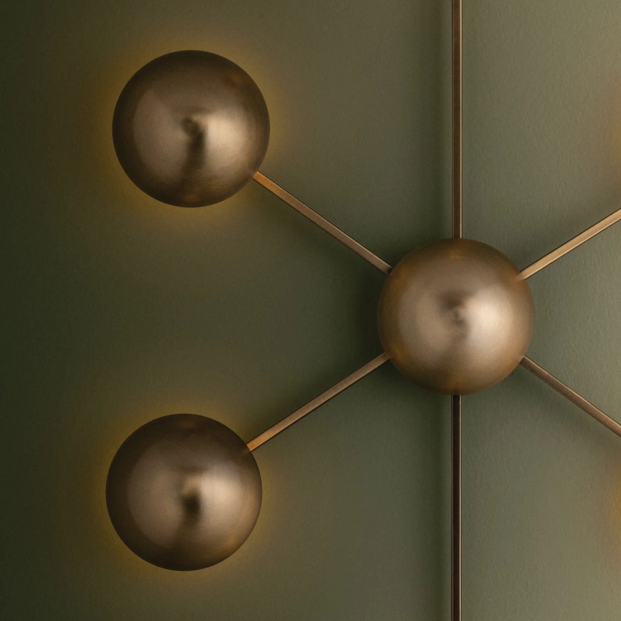 Troy Giovanni 34.75 in. Wall Sconce, Patina Brass, Integrated LED