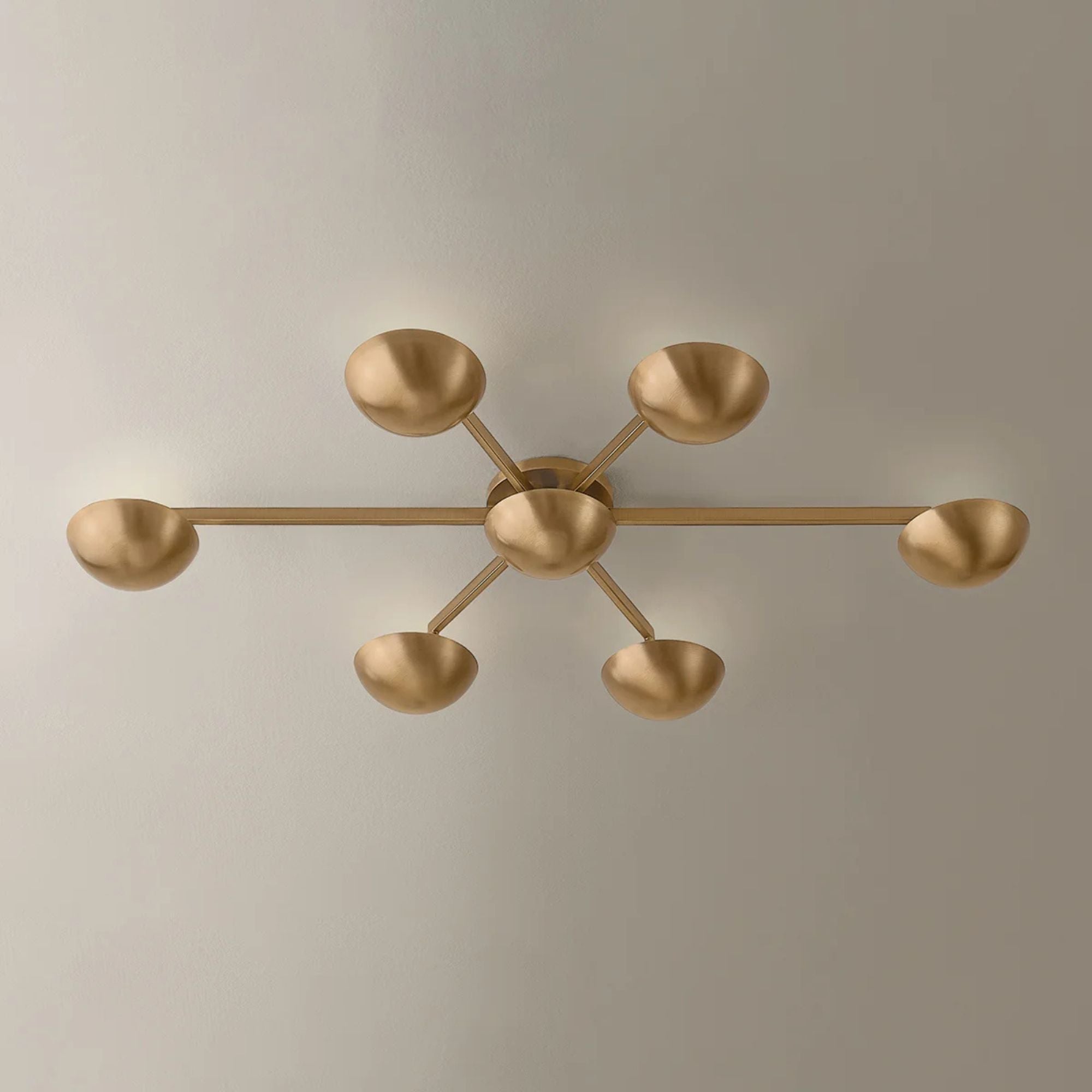 Troy Giovanni 34.75 in. Wall Sconce, Patina Brass, Integrated LED