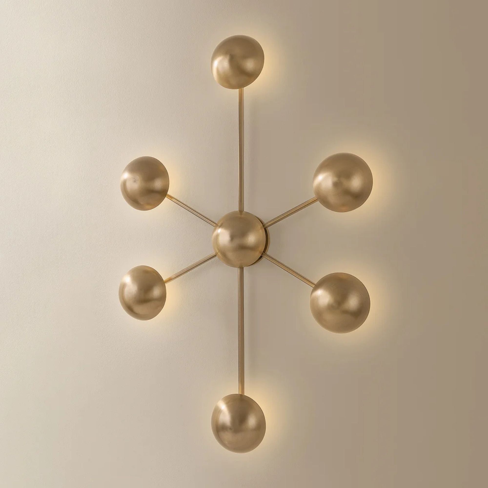 Troy Giovanni 34.75 in. Wall Sconce, Patina Brass, Integrated LED
