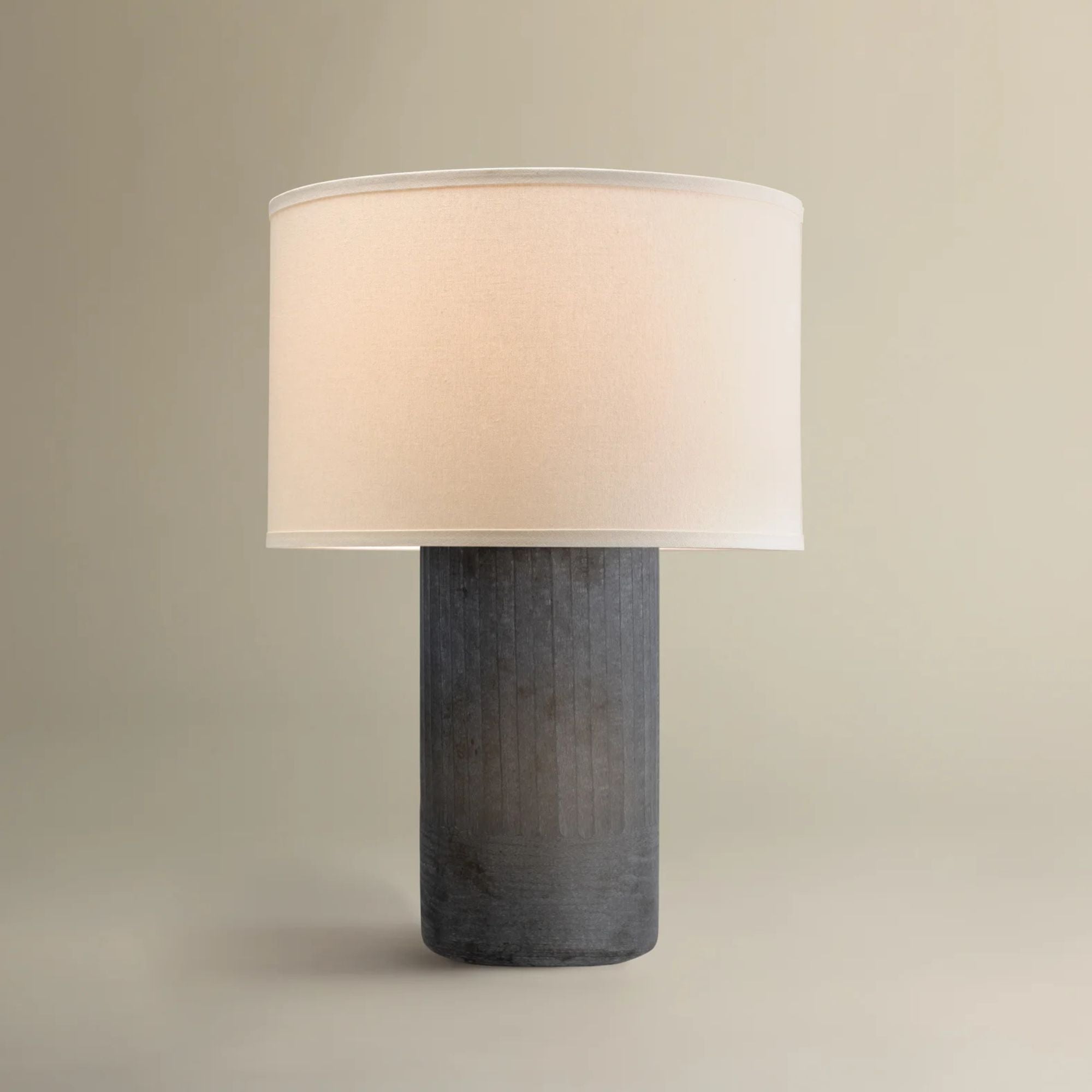 Greyson 29" Table Lamp, Patina Brass Finish
