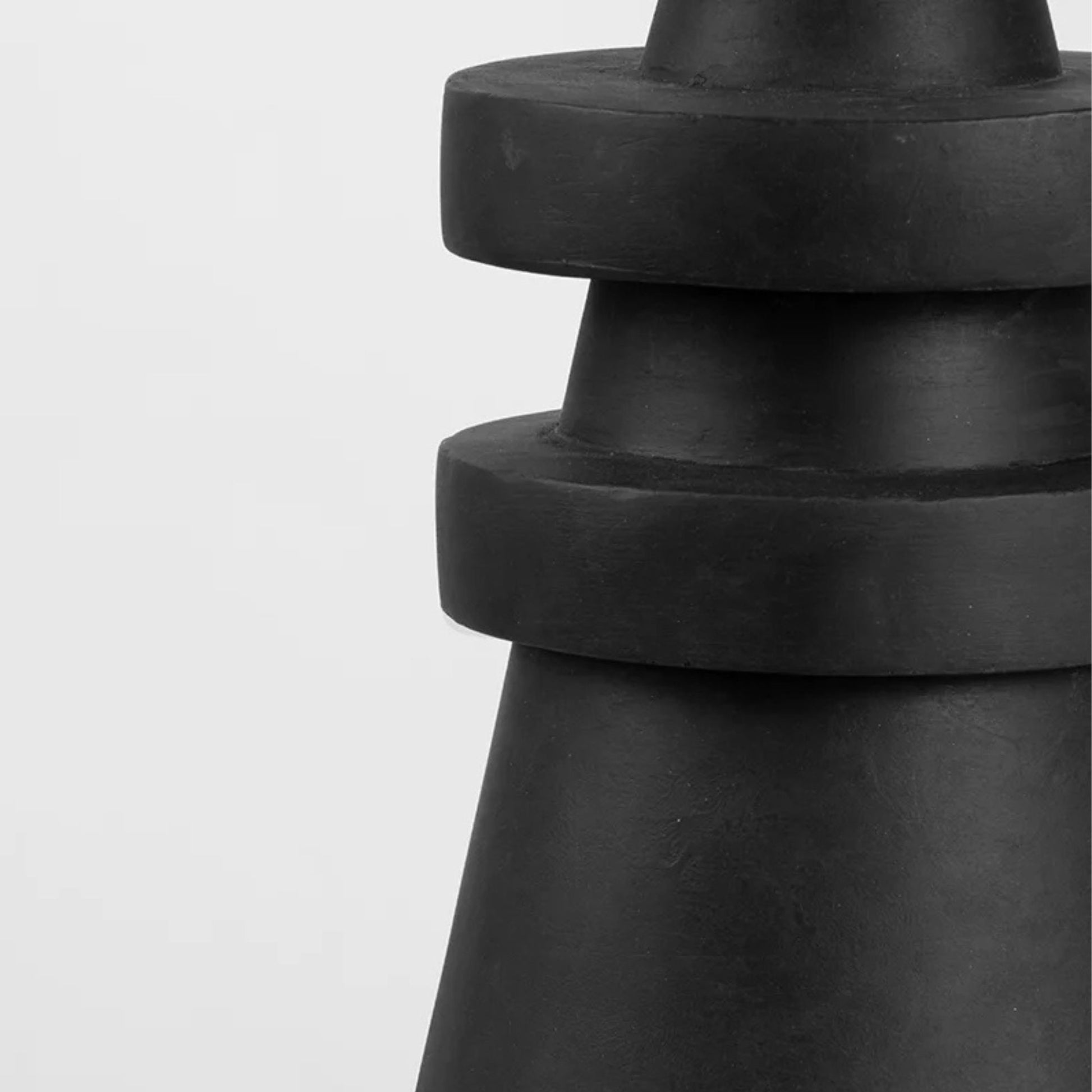 Troy Lighting - Grover 25" Table Lamp, Patina Brass/Ceramic Charcoal Finish | Bees Lighting