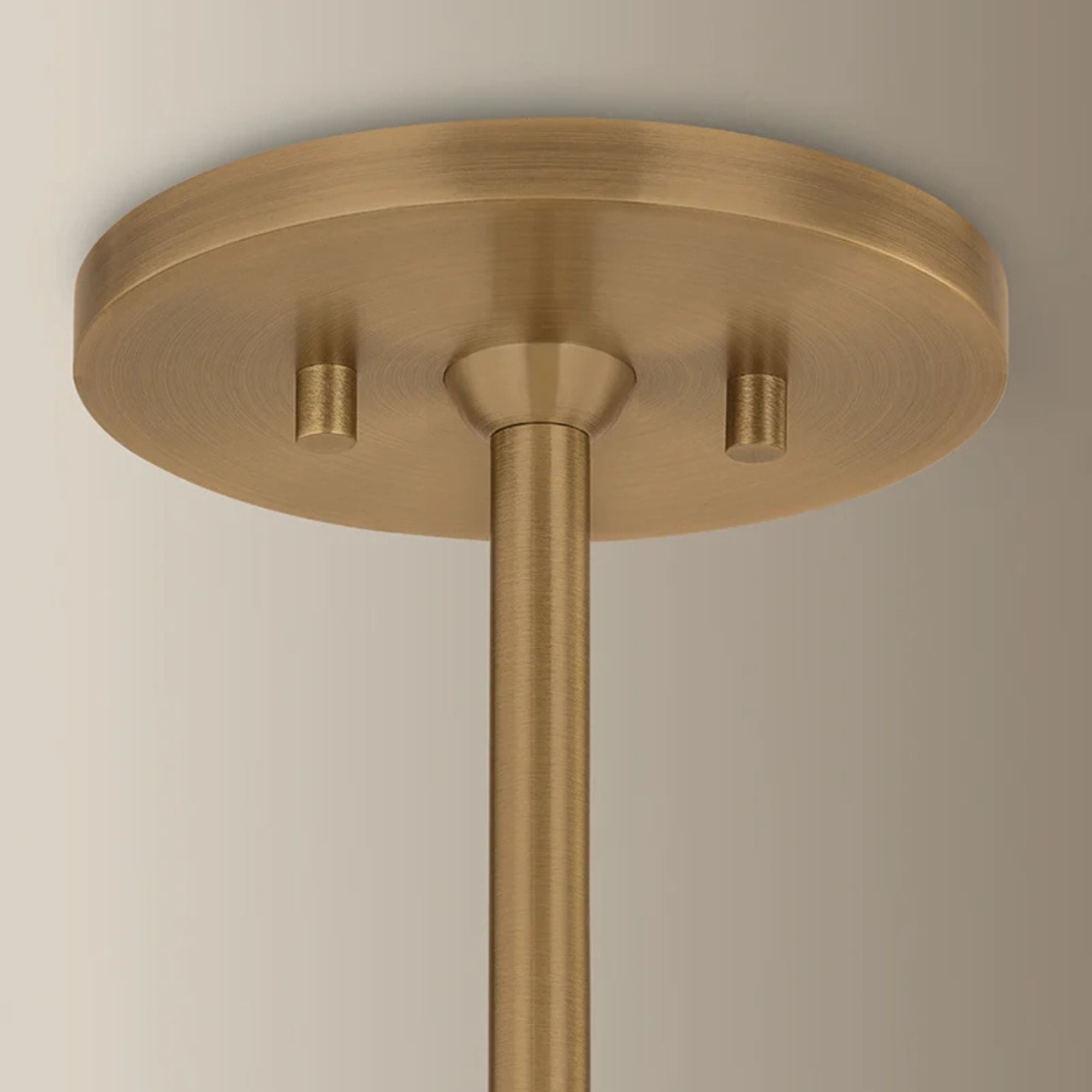 Troy Gustavo 28 in. Pendant Light, Patina Brass with Off-White & Opal Glossy Glass