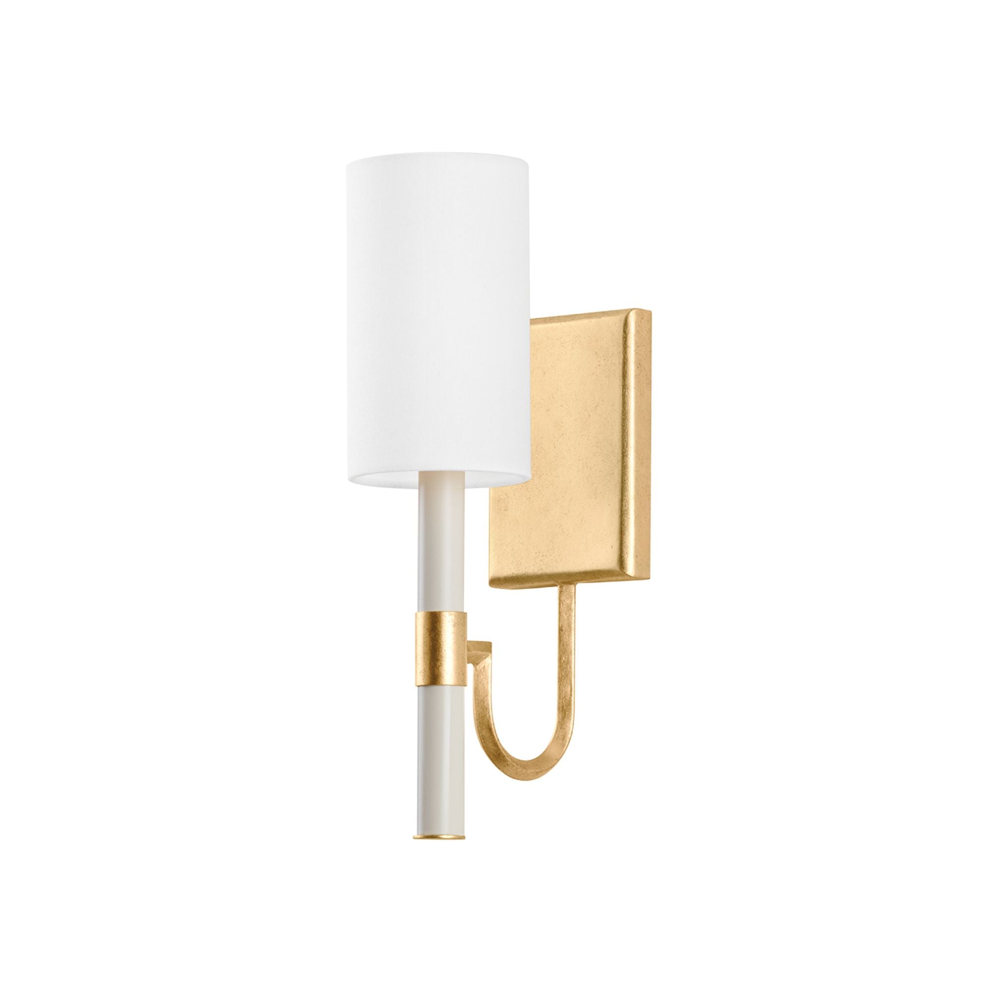 Gustine 14" Wall Sconce, Vintage Gold Leaf Finish