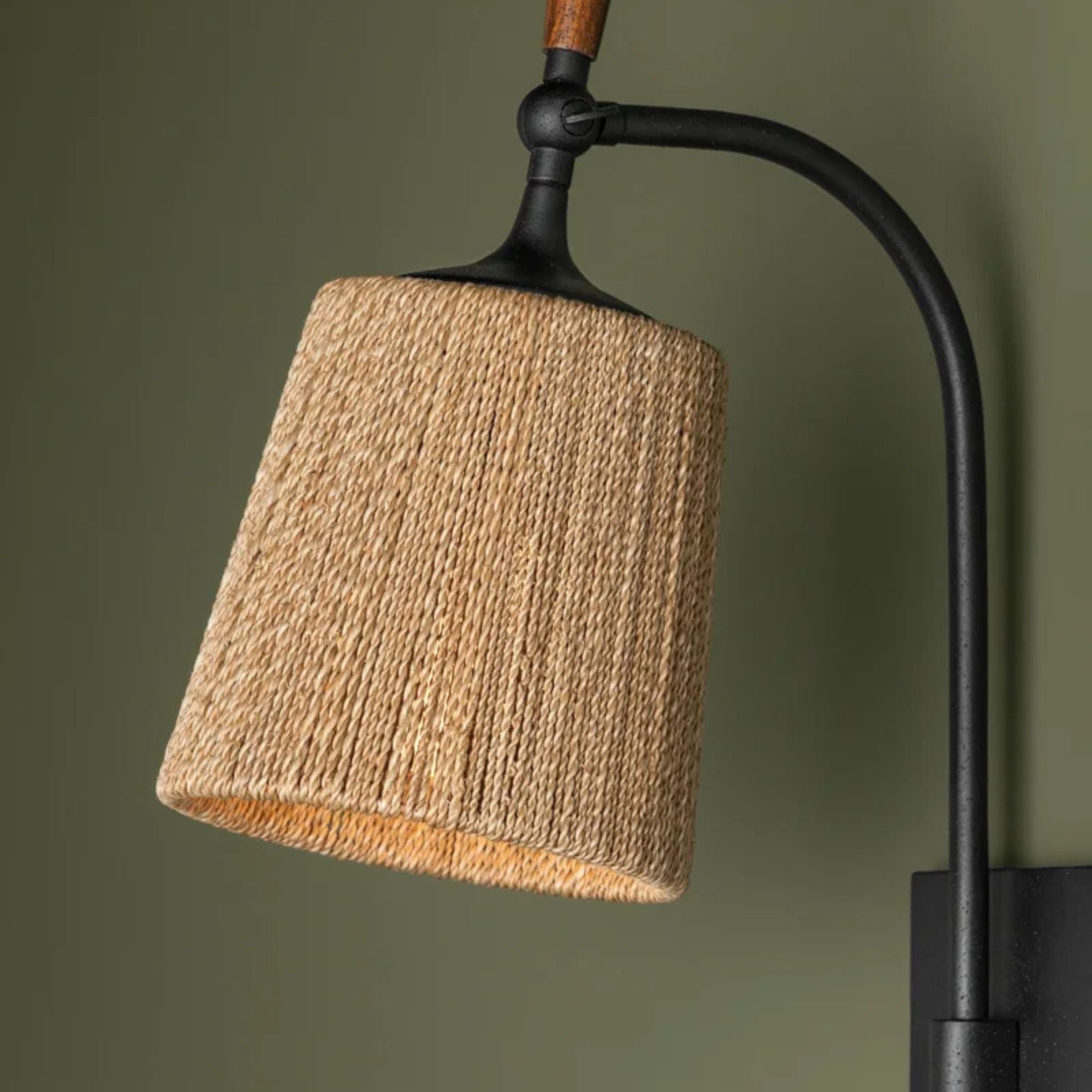 Harlyn 29" Wall Sconce, Textured Black Finish