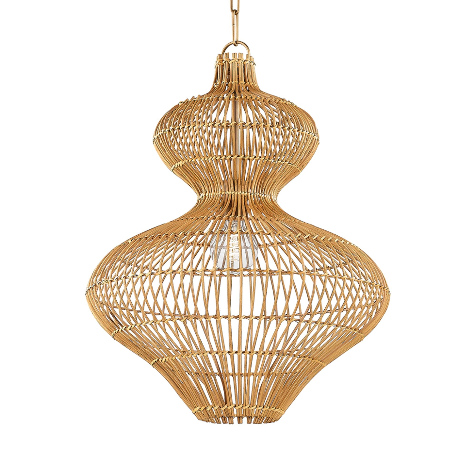 Irvine 25" Pendant, Patina Brass Finish