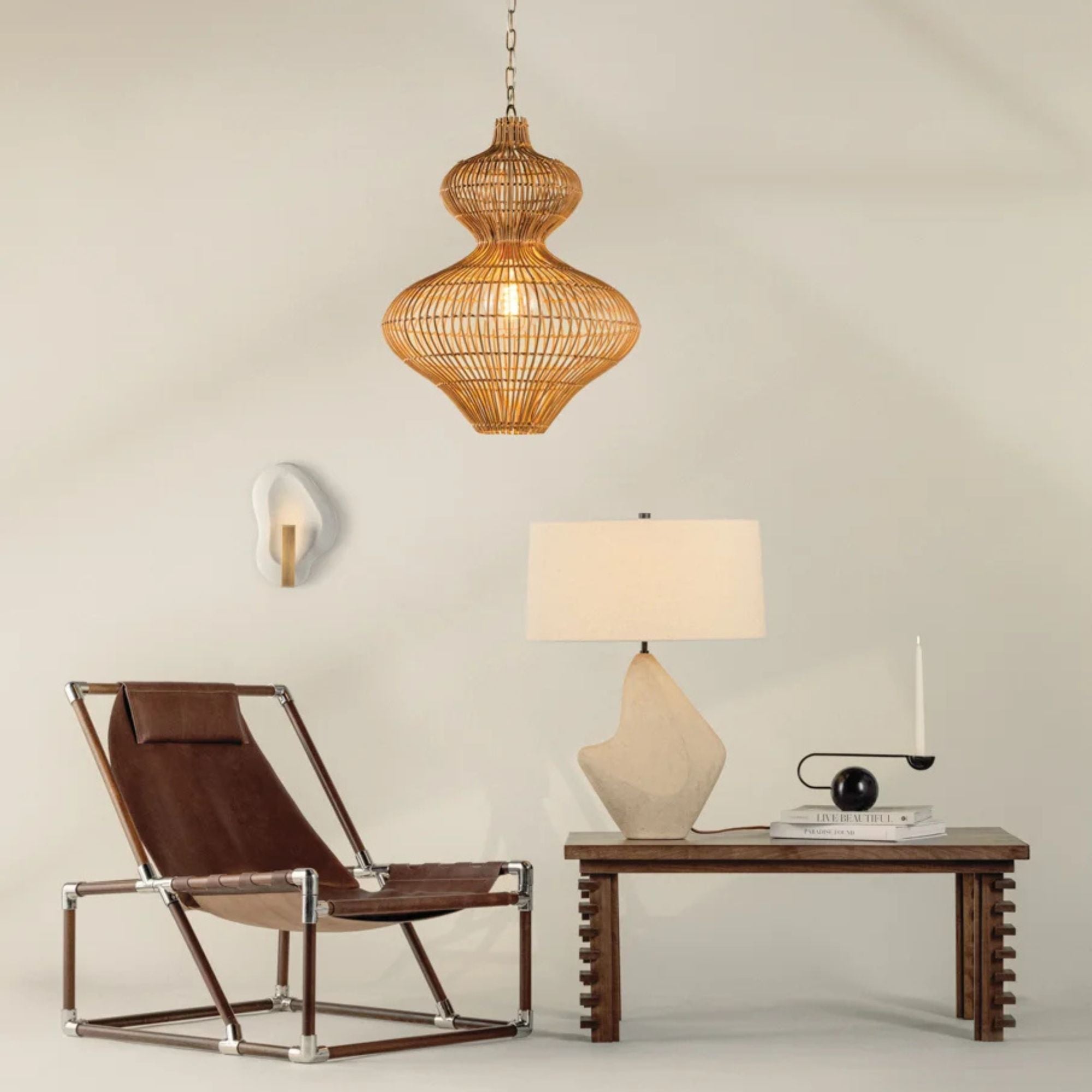Irvine 25" Pendant, Patina Brass Finish