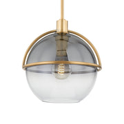 Ivins 12" Pendant, Patina Brass Finish