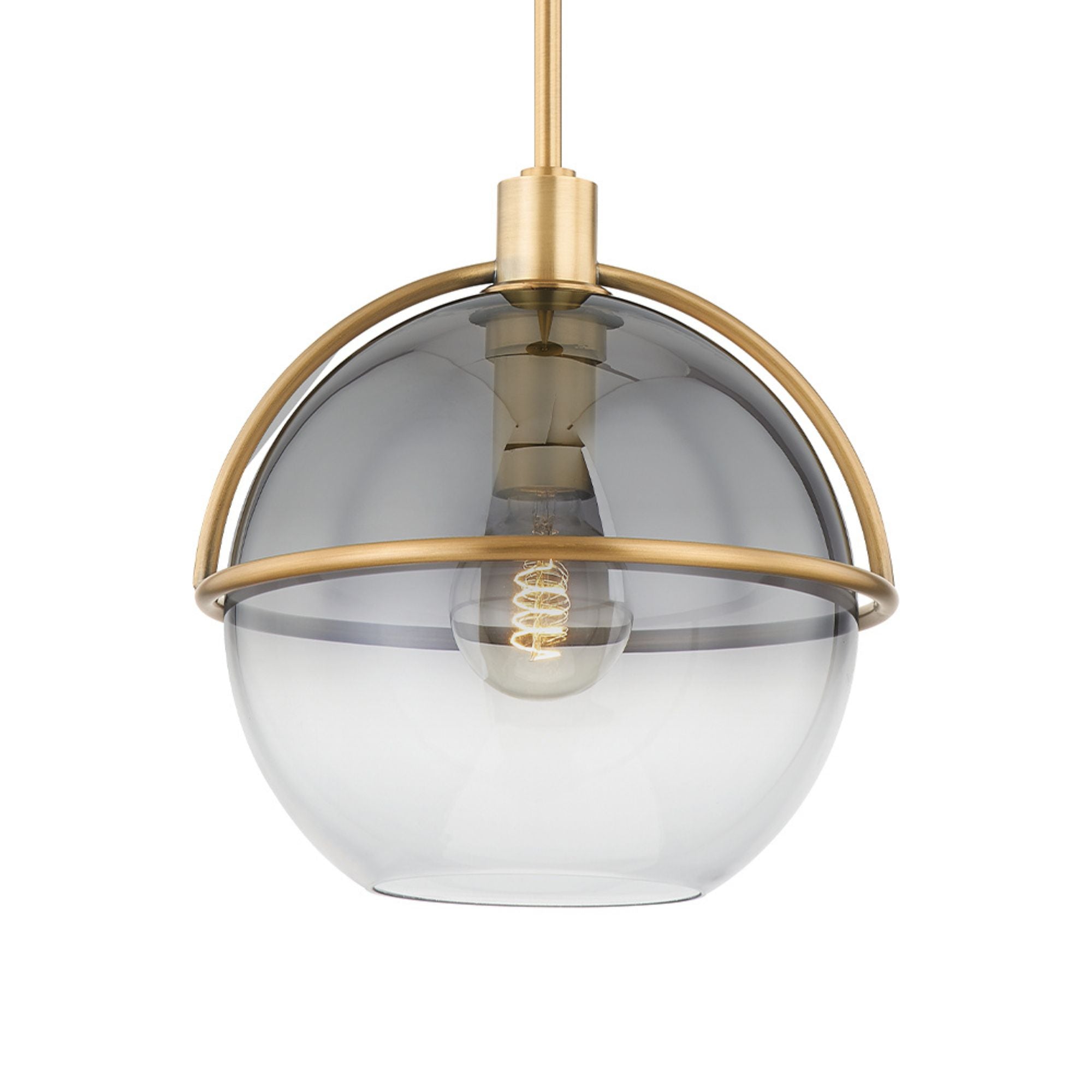 Ivins 12" Pendant, Patina Brass Finish