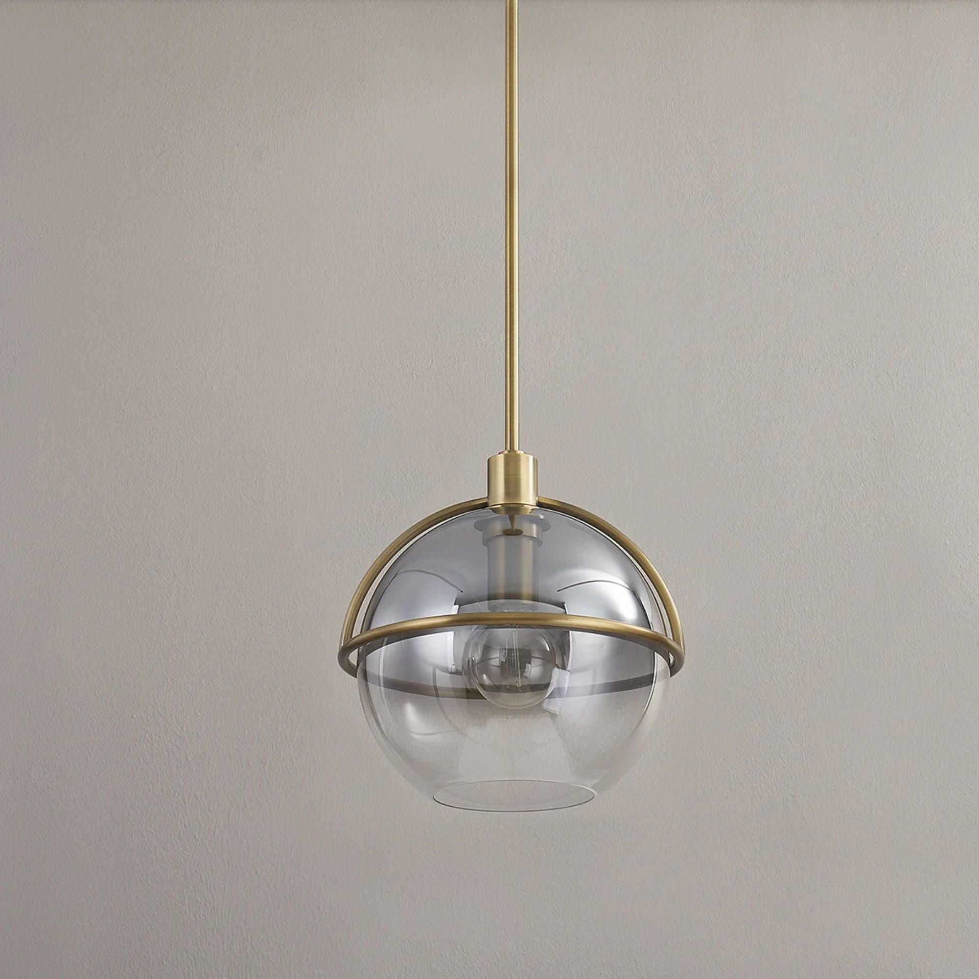 Ivins 12" Pendant, Patina Brass Finish
