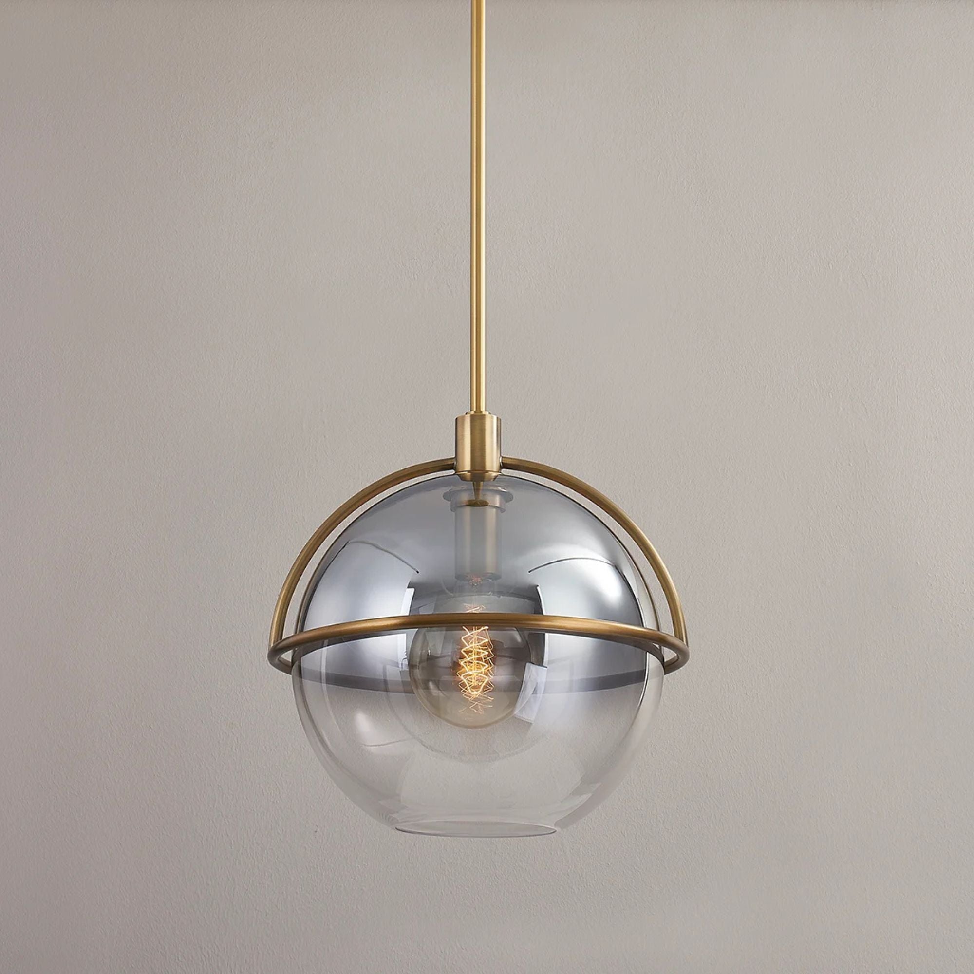 Ivins 17" Pendant, Patina Brass Finish