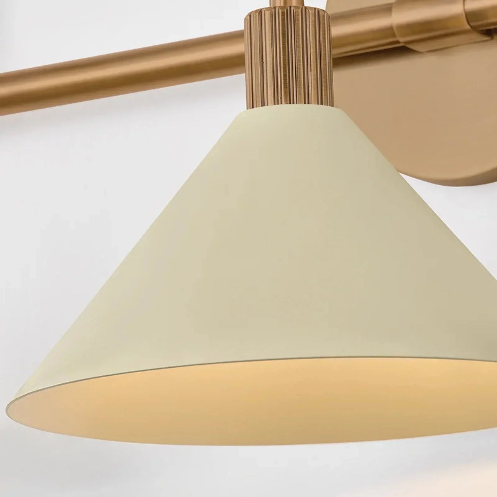 Jovani 26" 3-Light Bath Vanity, Patina Brass/Soft Sand Finish