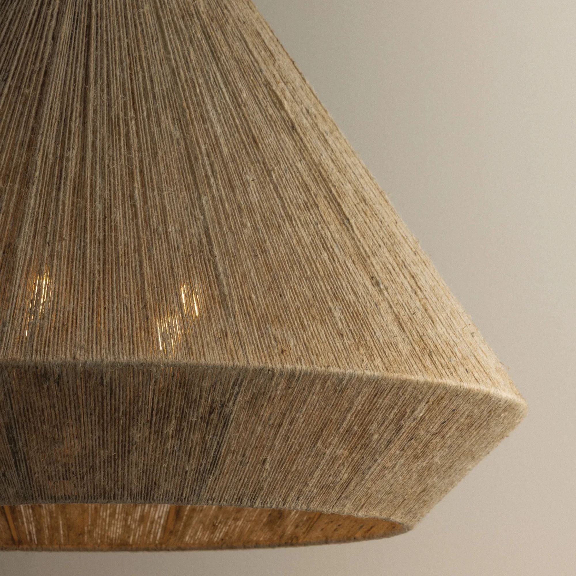 Keats 30 in. 4-Light Pendant, Patina Brass with Fabric Shade