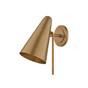 Kobe 12" LED Wall Sconce, Patina Brass Finish