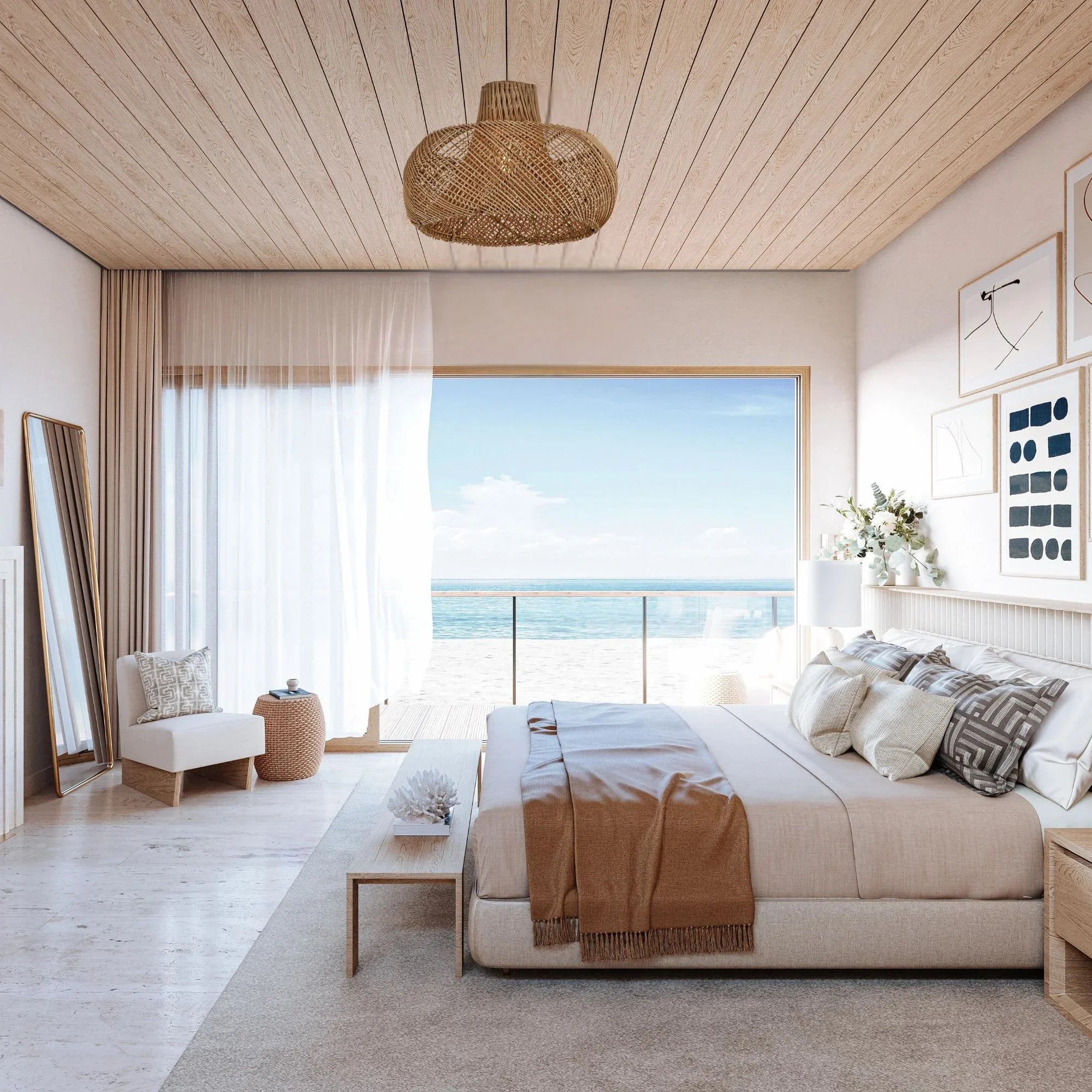 Kylo 22" Semi Flush Mount, Patina Brass Finish