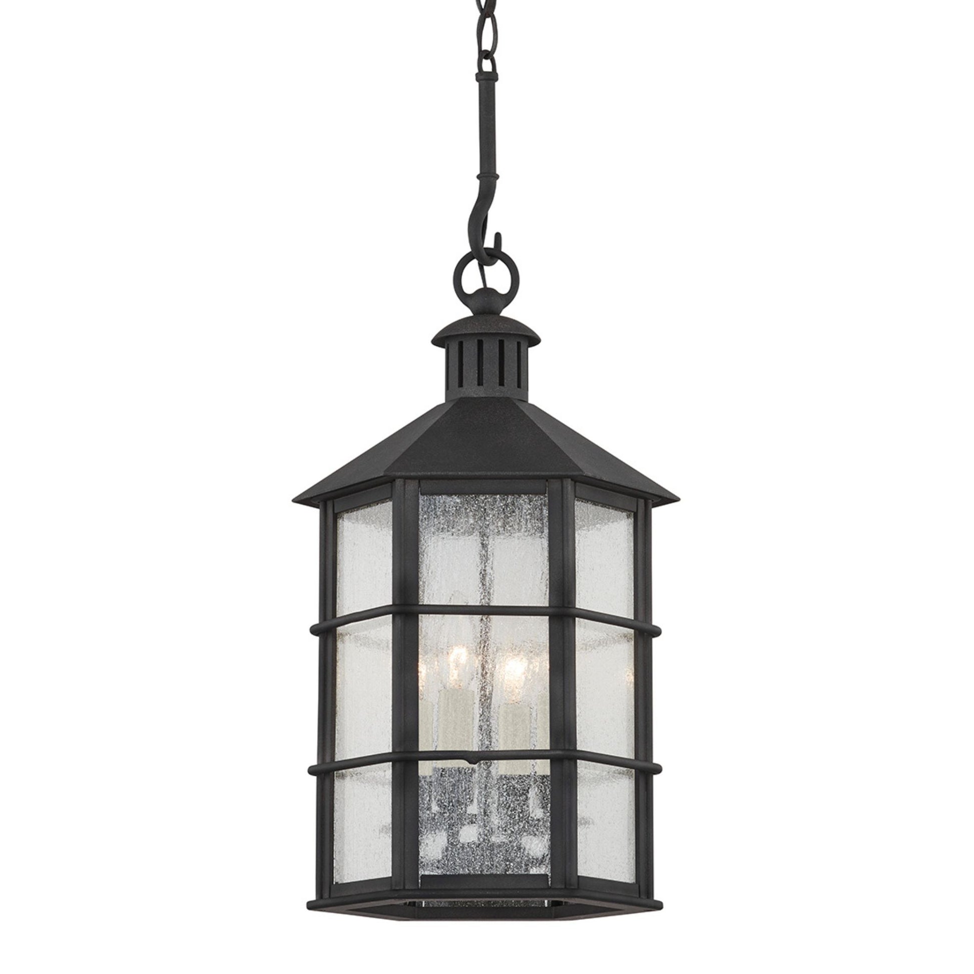 Troy Lighting - Lake County 26" 4-Light Outdoor Lantern, French Iron Finish | Bees Lighting
