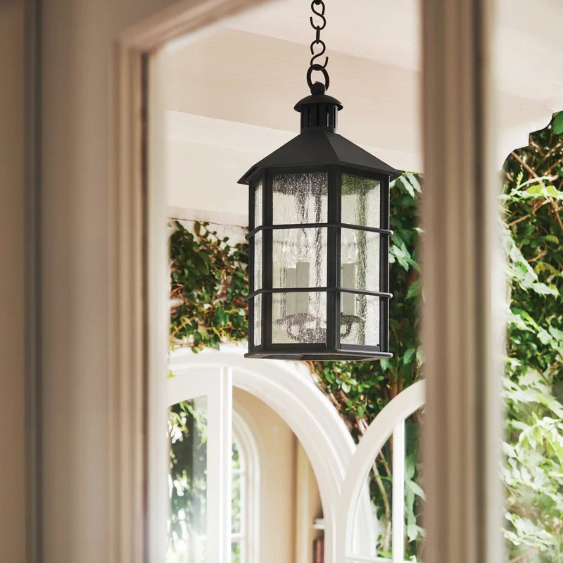 Troy Lighting - Lake County 26" 4-Light Outdoor Lantern, French Iron Finish | Bees Lighting