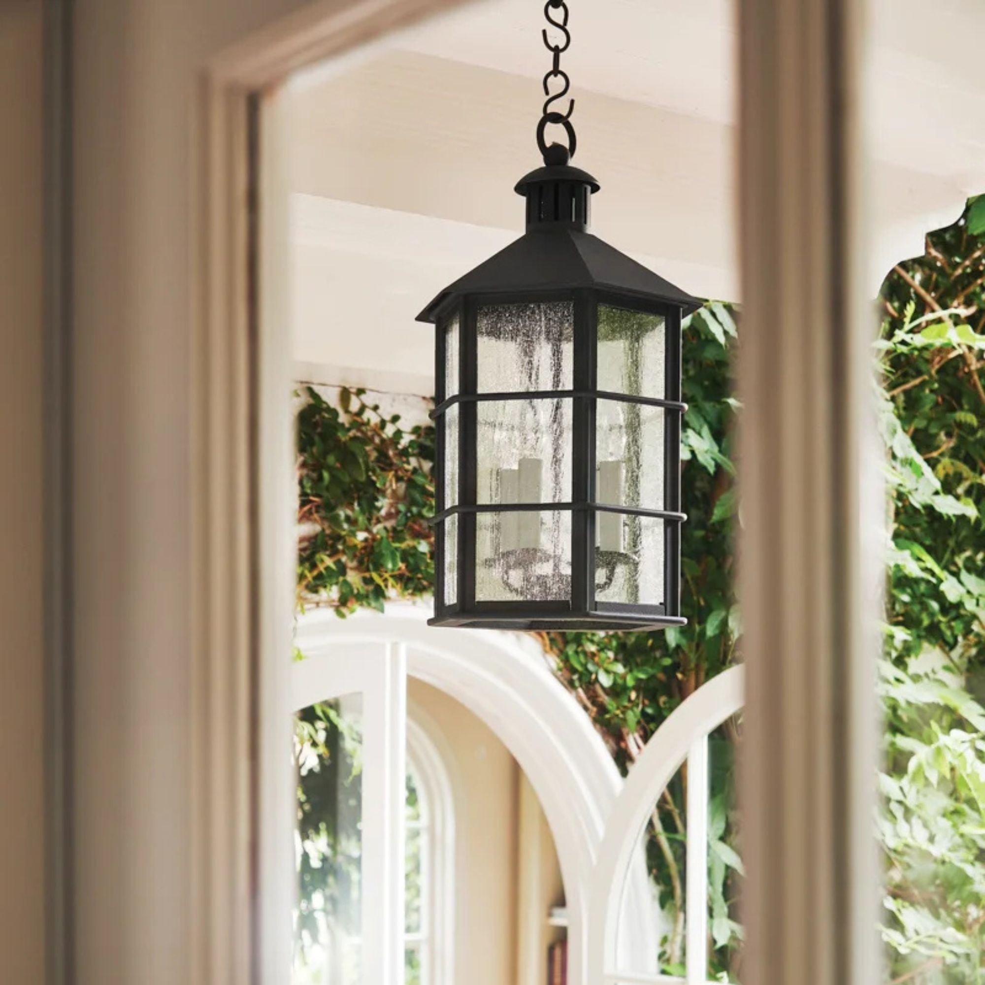 Troy Lighting - Lake County 26" 4-Light Outdoor Lantern, French Iron Finish | Bees Lighting