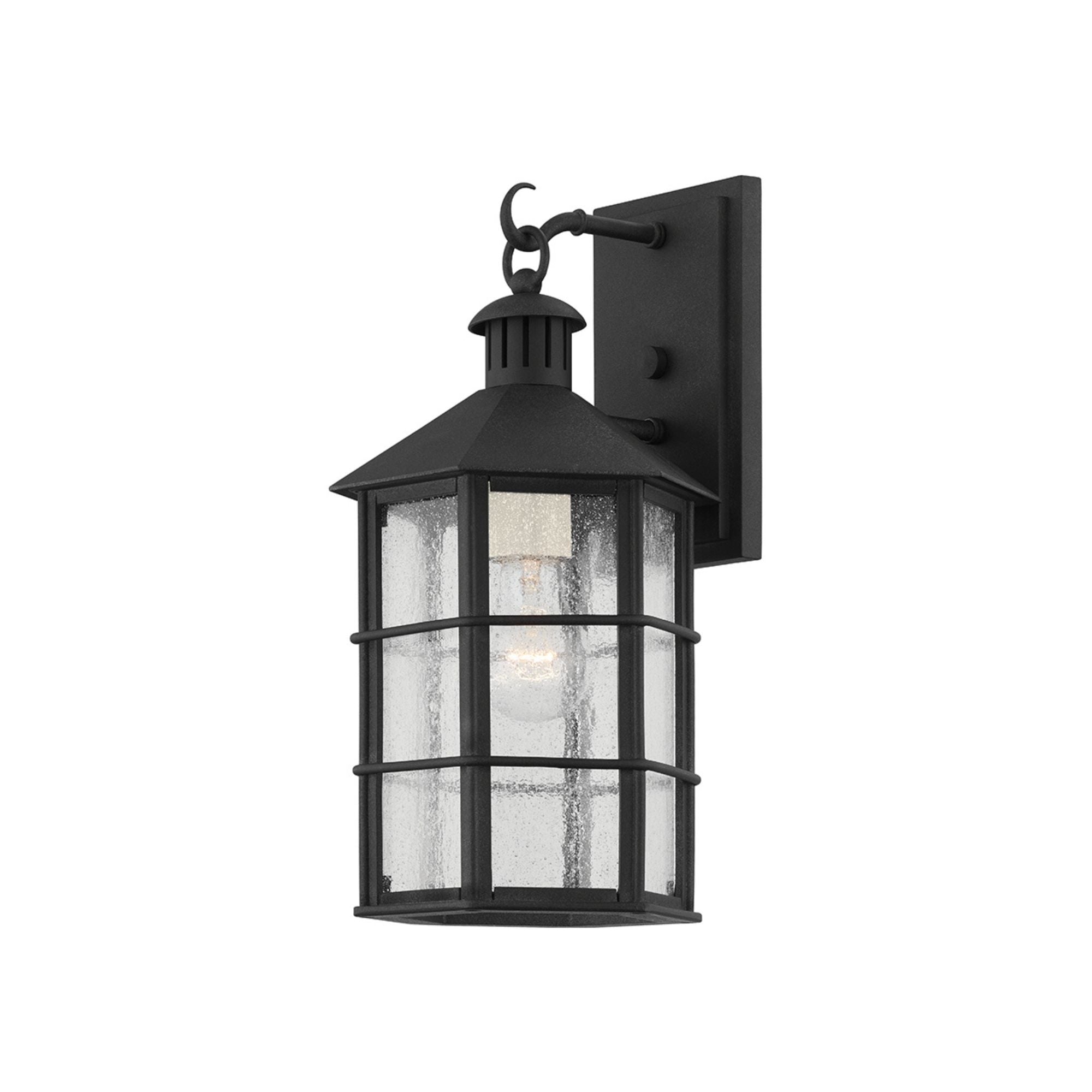 Troy Lighting - Lake County Outdoor Wall Lantern Iron Finish | Bees Lighting