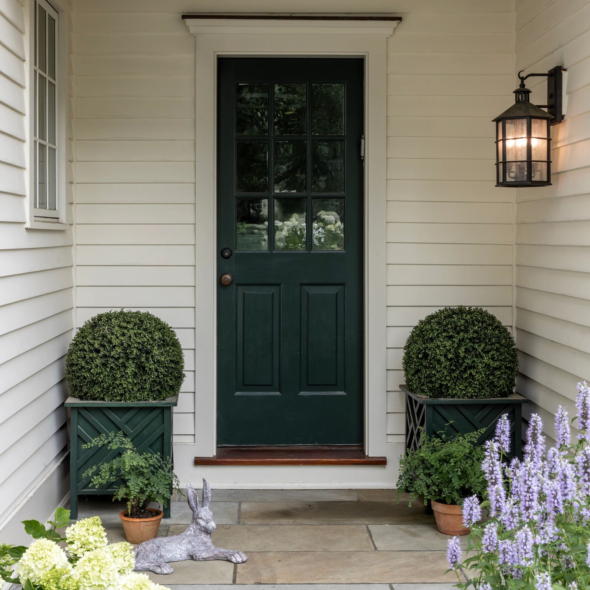 Troy Lighting - Lake County 21" 4-Light Outdoor Wall Sconce, French Iron Finish | Bees Lighting