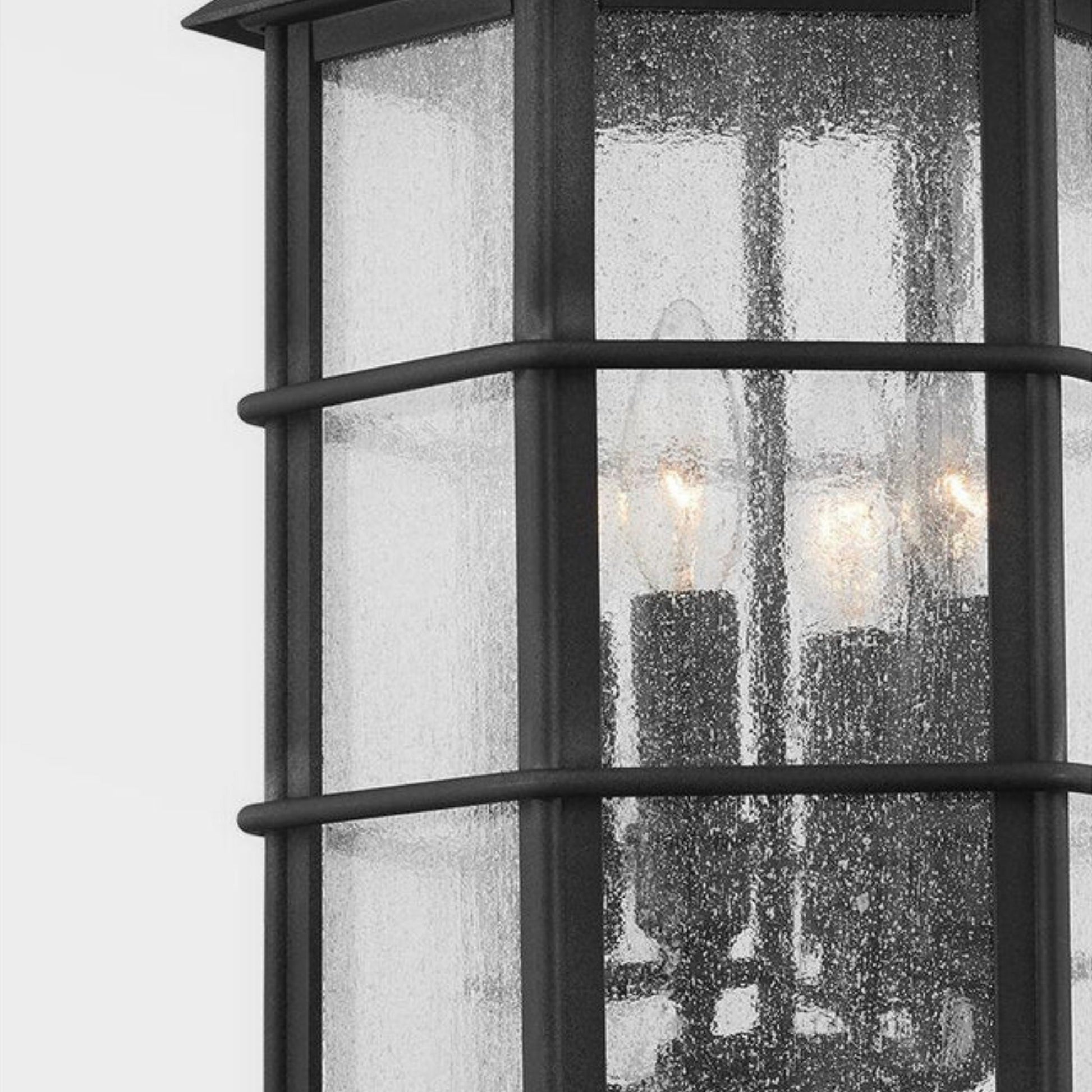 Troy Lighting - Lake County 21" 4-Light Outdoor Wall Sconce, French Iron Finish | Bees Lighting