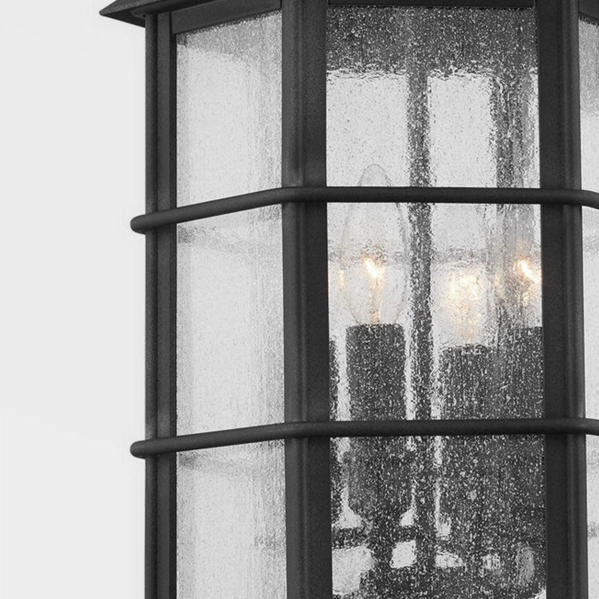 Troy Lighting - Lake County 21" 4-Light Outdoor Wall Sconce, French Iron Finish | Bees Lighting