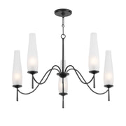 Troy Legacy 36 in. 5-Light Chandelier, Forged Iron