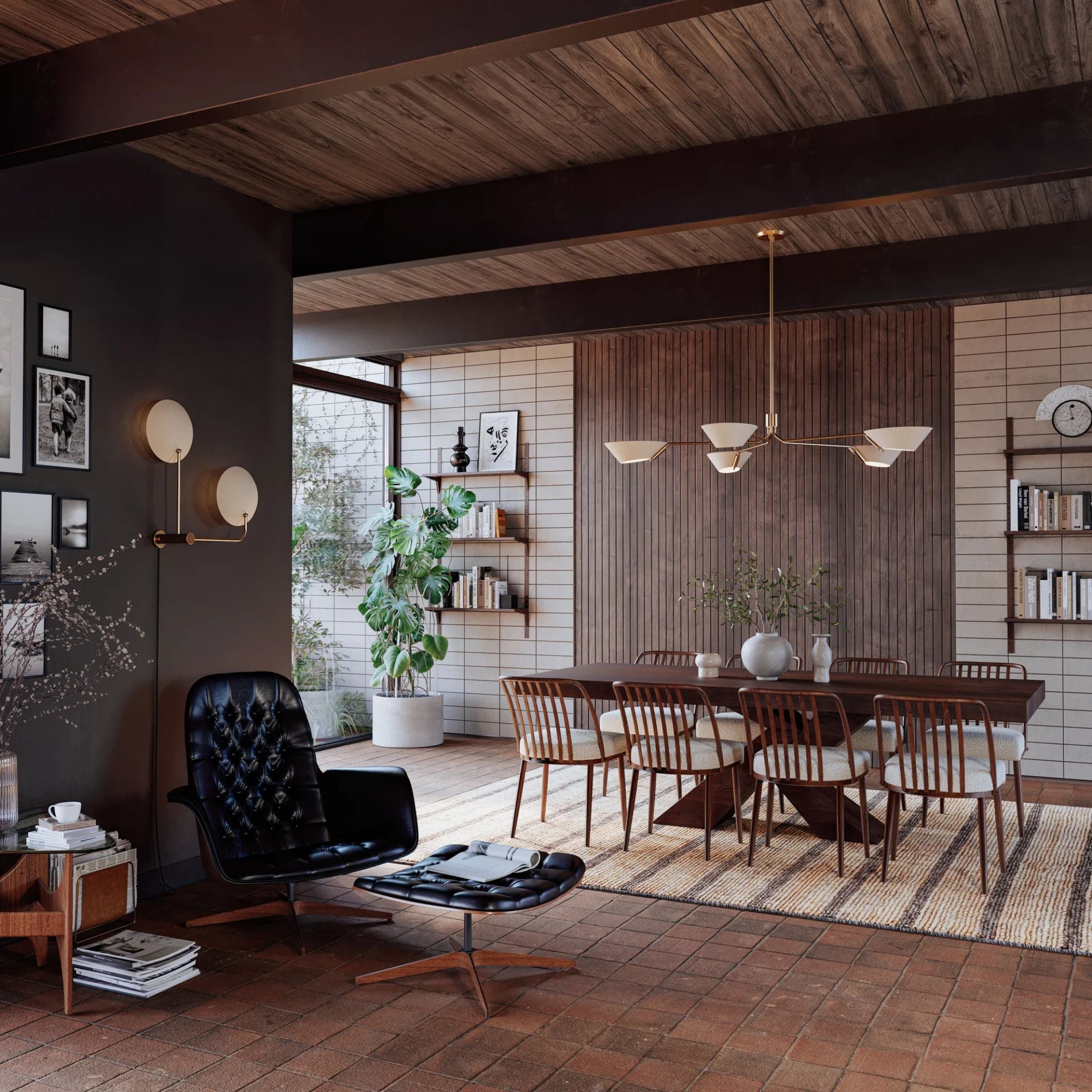 Leif 41" 2-Light Plug-in Sconce, Patina Brass And Soft Sand Finish