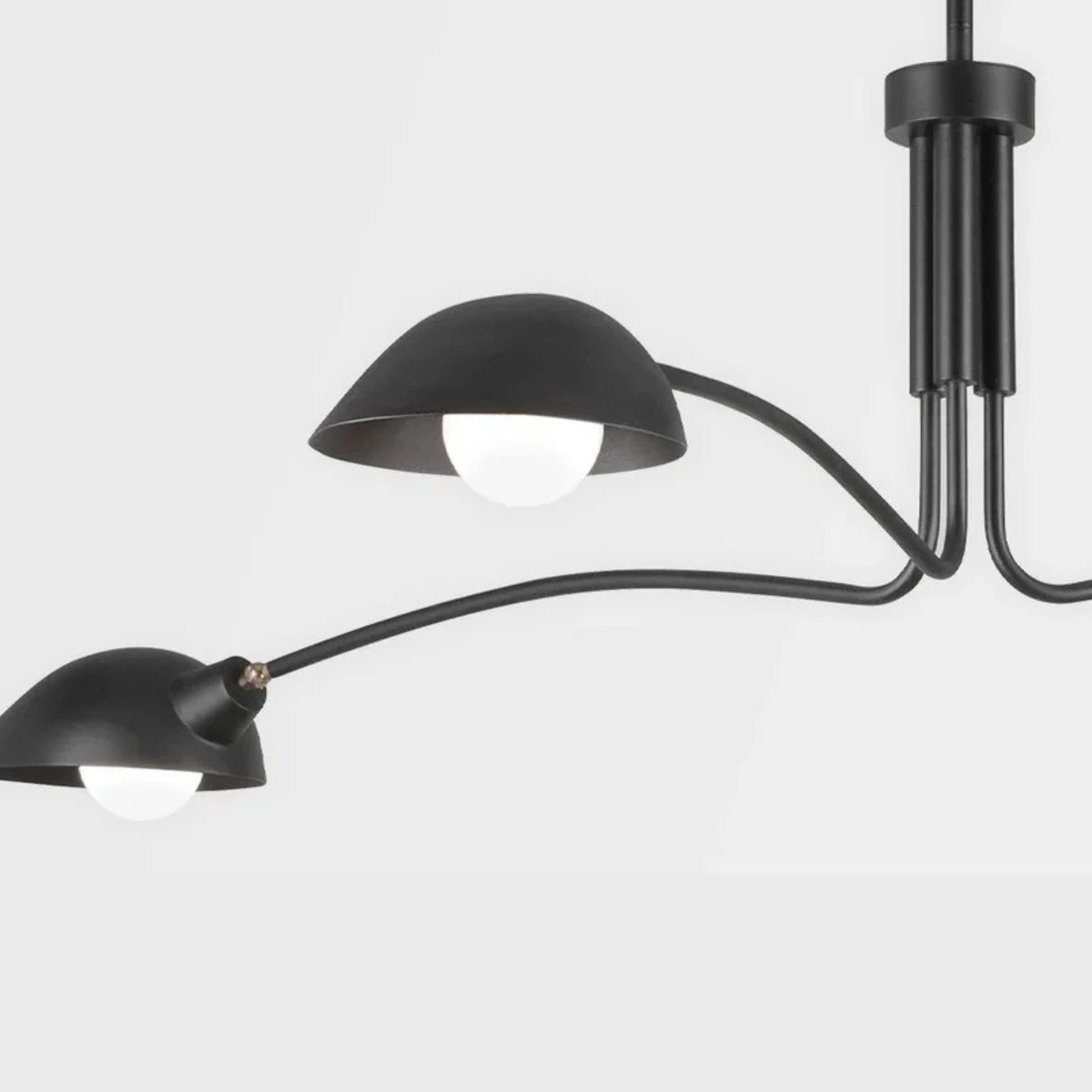 Troy Lighting - LEO 69 in. 3 lights Pendant Light Satin Black Finish | Bees Lighting
