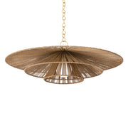 Levan 36" Pendant, Vintage Gold Leaf Finish