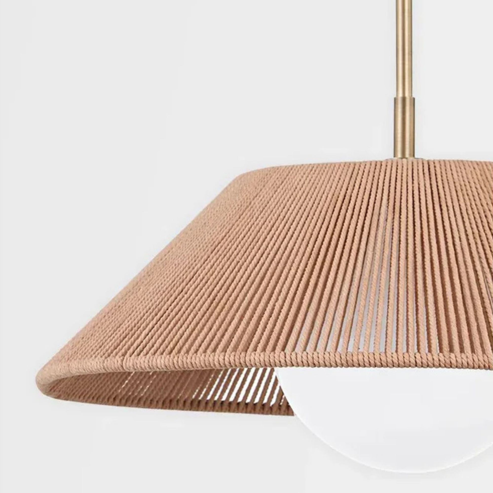 Troy Lighting - Lisbon 21" Pendant, Patina Brass Finish | Bees Lighting