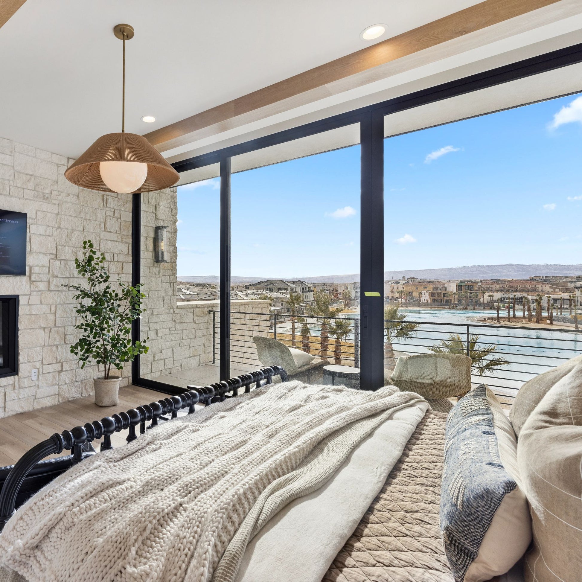 Troy Lighting - Lisbon 29" Pendant, Patina Brass Finish | Bees Lighting