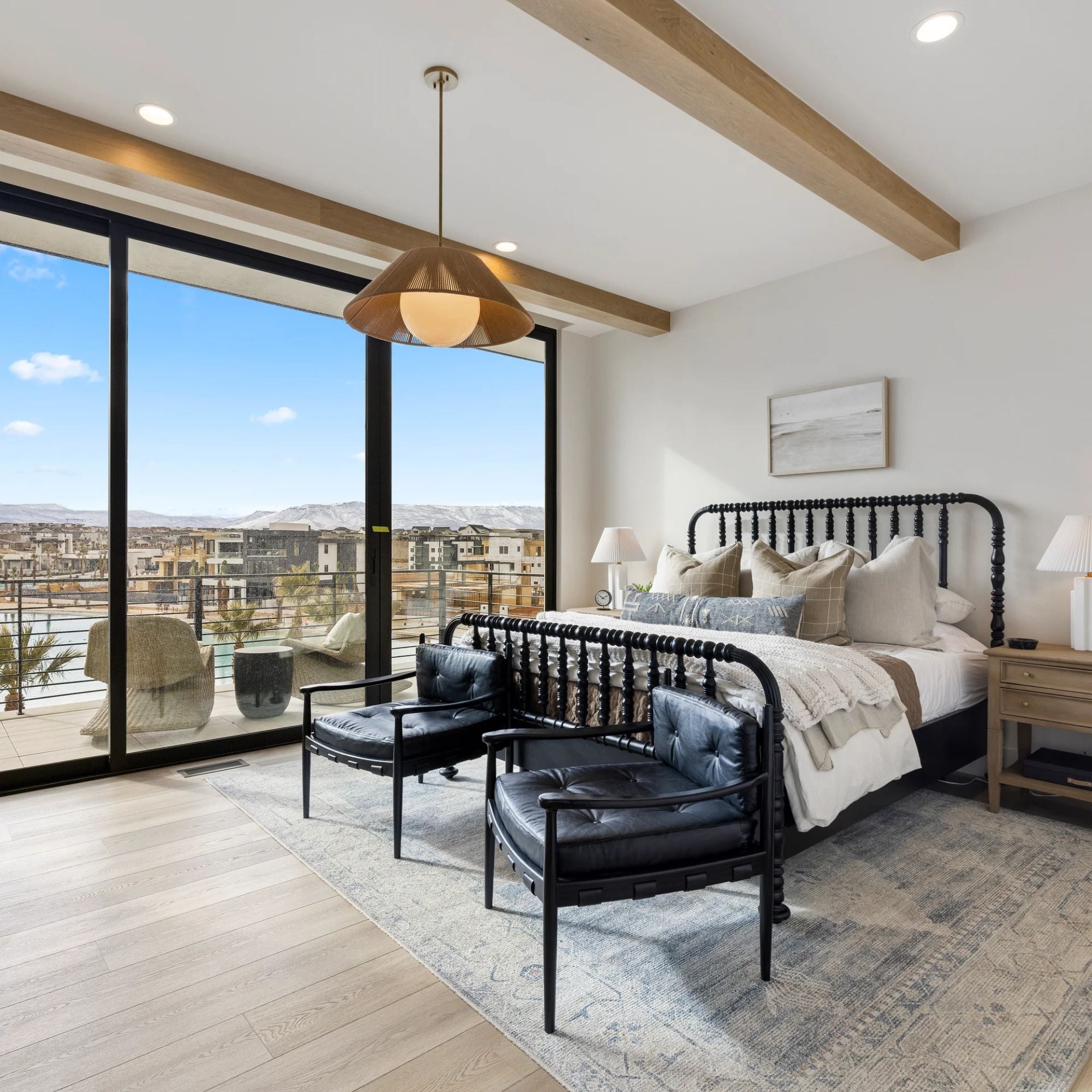 Troy Lighting - Lisbon 29" Pendant, Patina Brass Finish | Bees Lighting