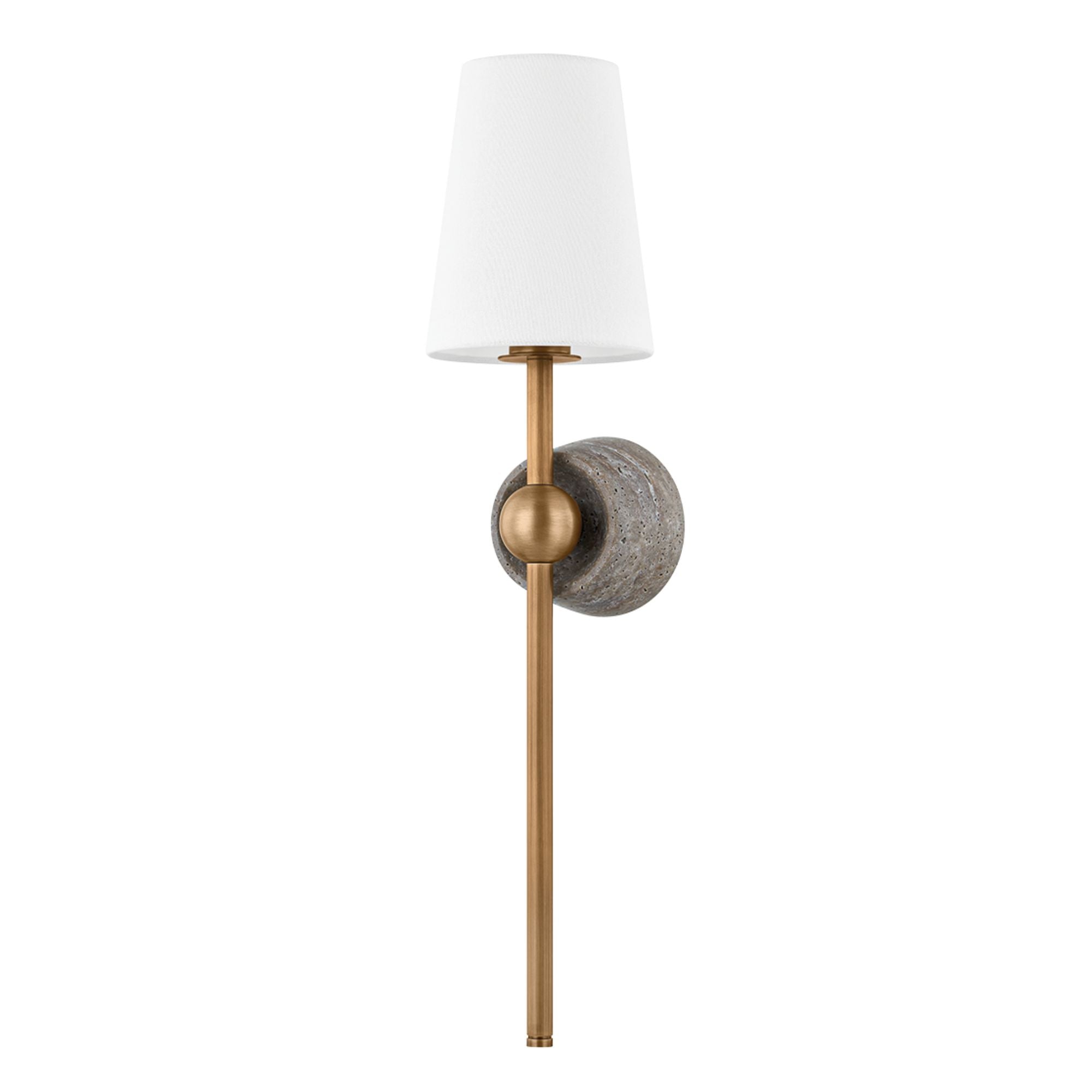 Los Vilos 27" Wall Sconce, Patina Brass Finish