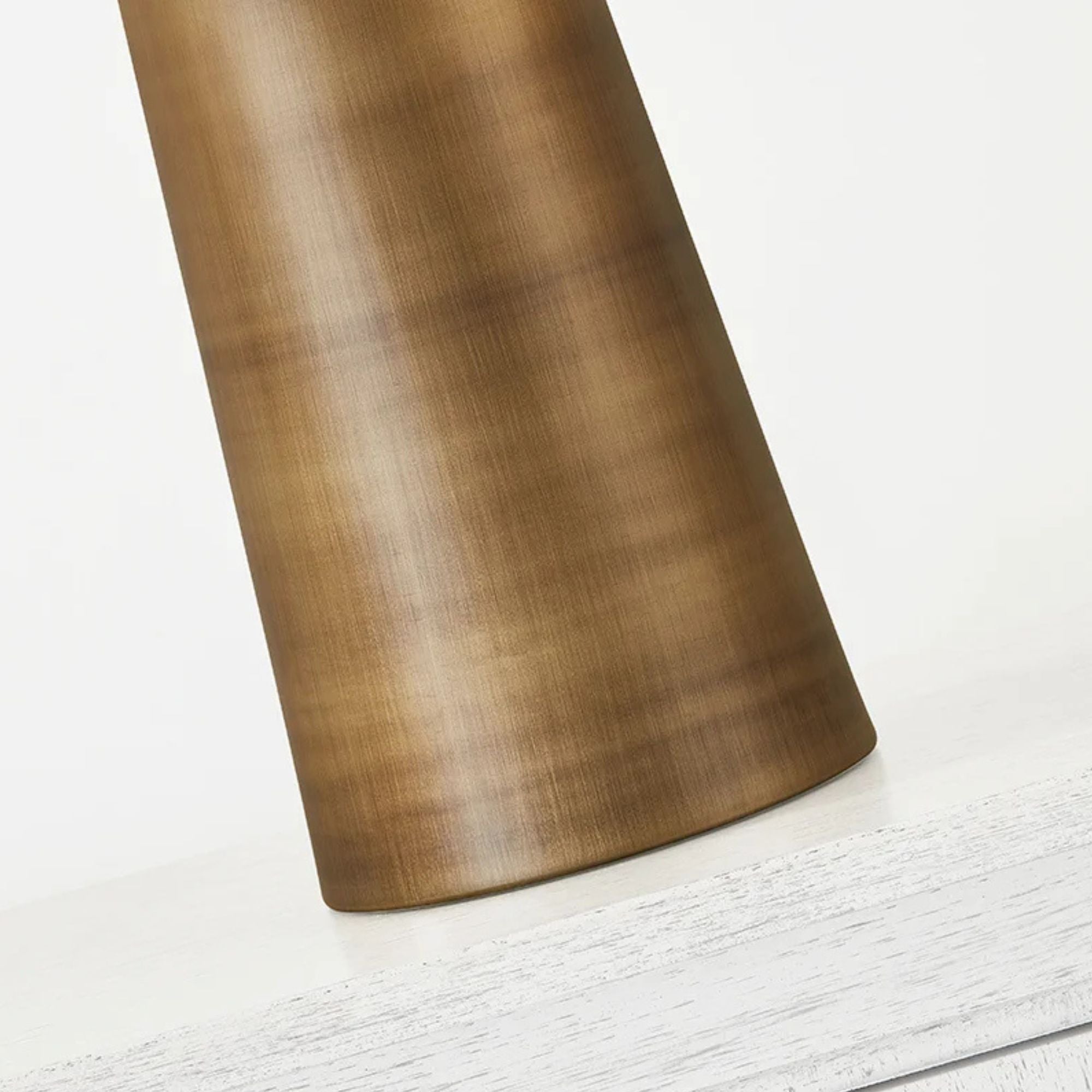 Lush 19" Table Lamp, Patina Brass Finish