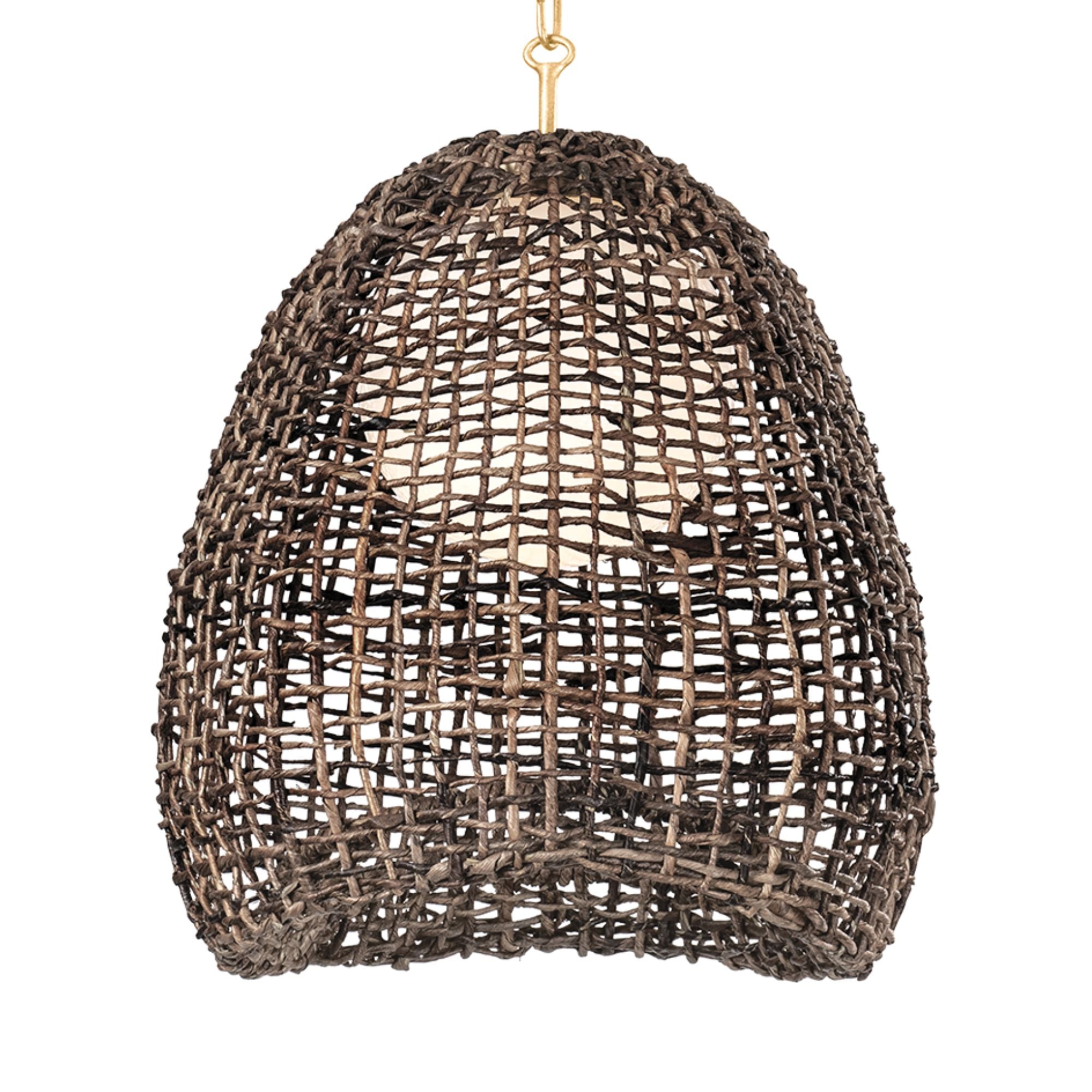 Maester 20" Pendant, Vintage Gold Leaf Finish