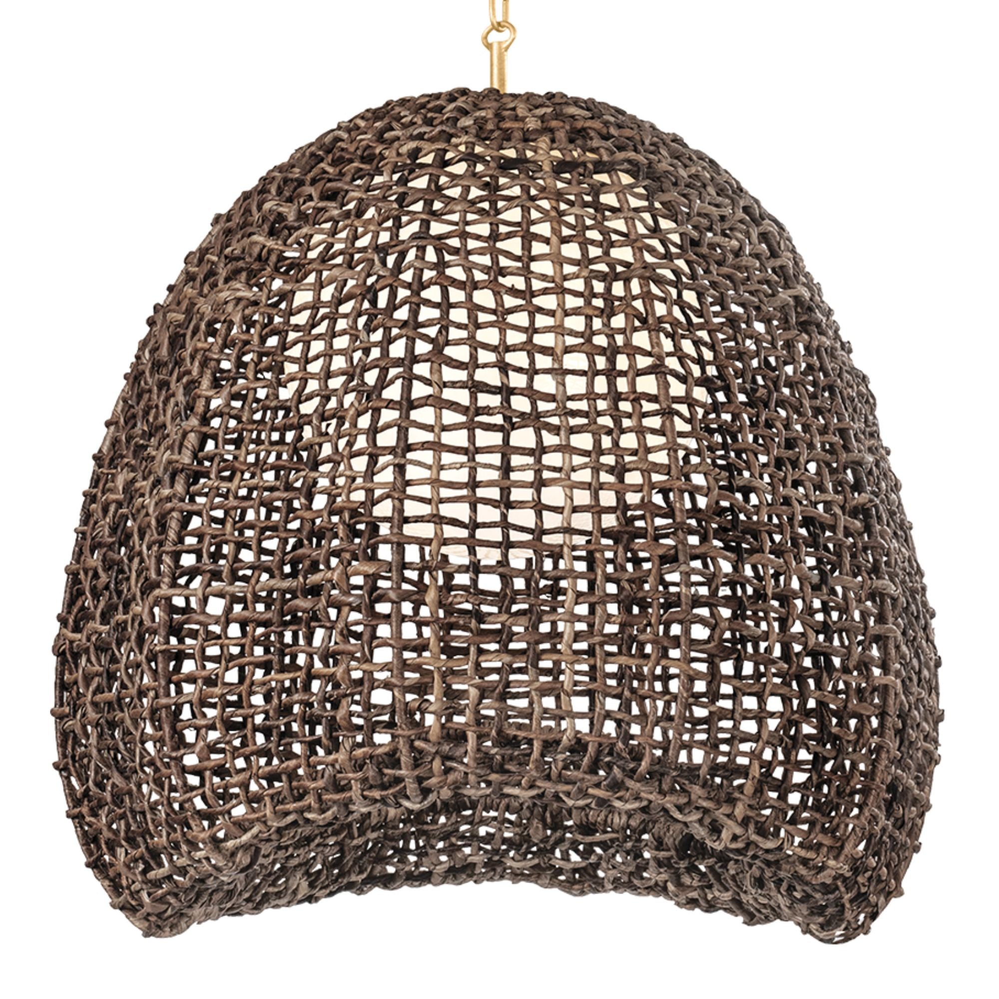 Maester 25" Pendant, Vintage Gold Leaf Finish