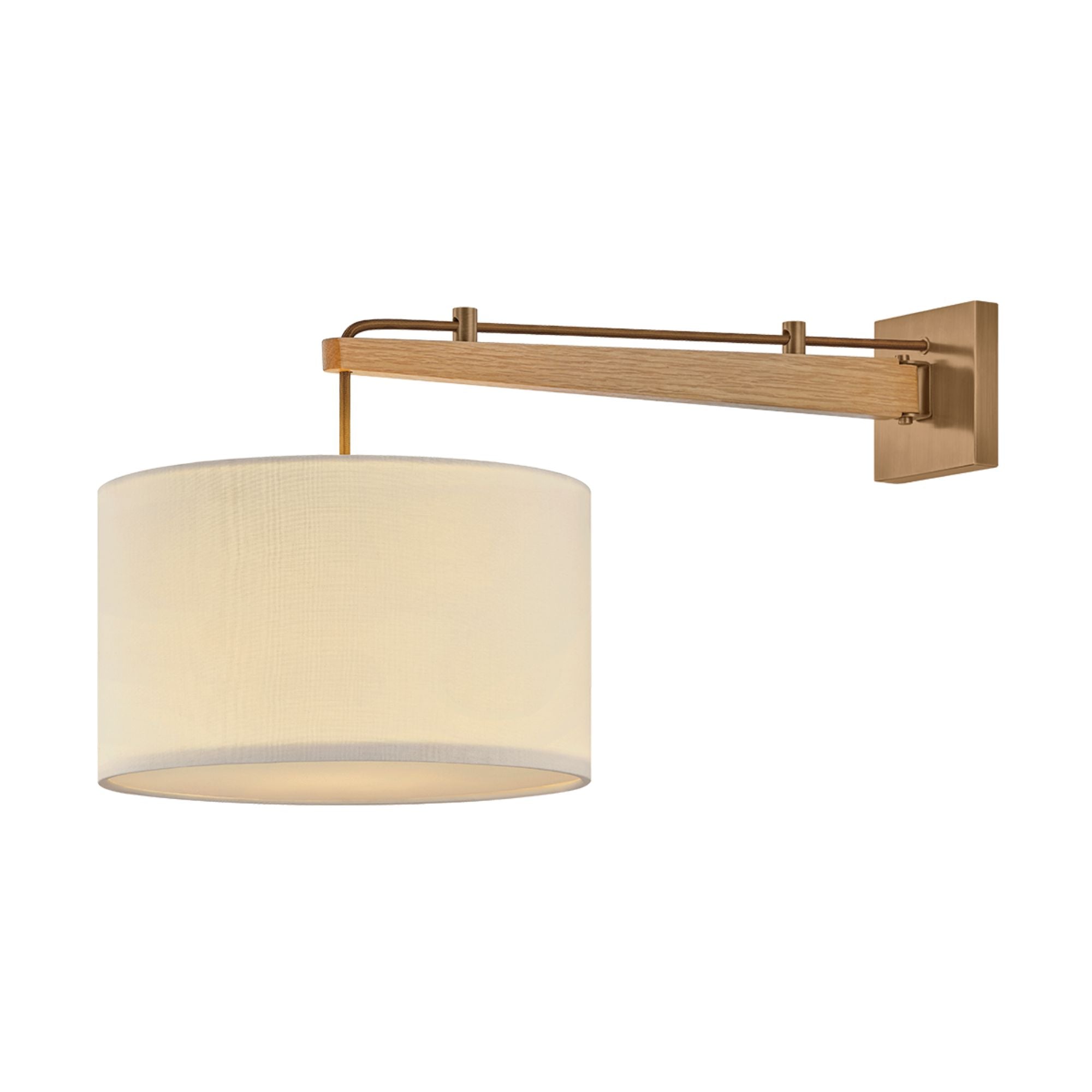 Mailo 12" Wall Sconce, Patina Brass Finish