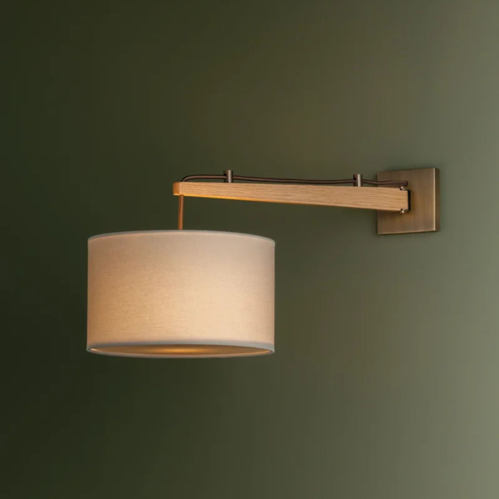 Mailo 12" Wall Sconce, Patina Brass Finish
