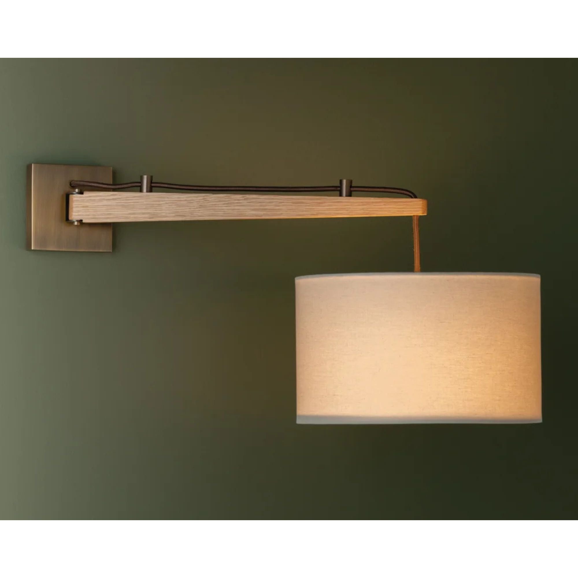 Mailo 12" Wall Sconce, Patina Brass Finish