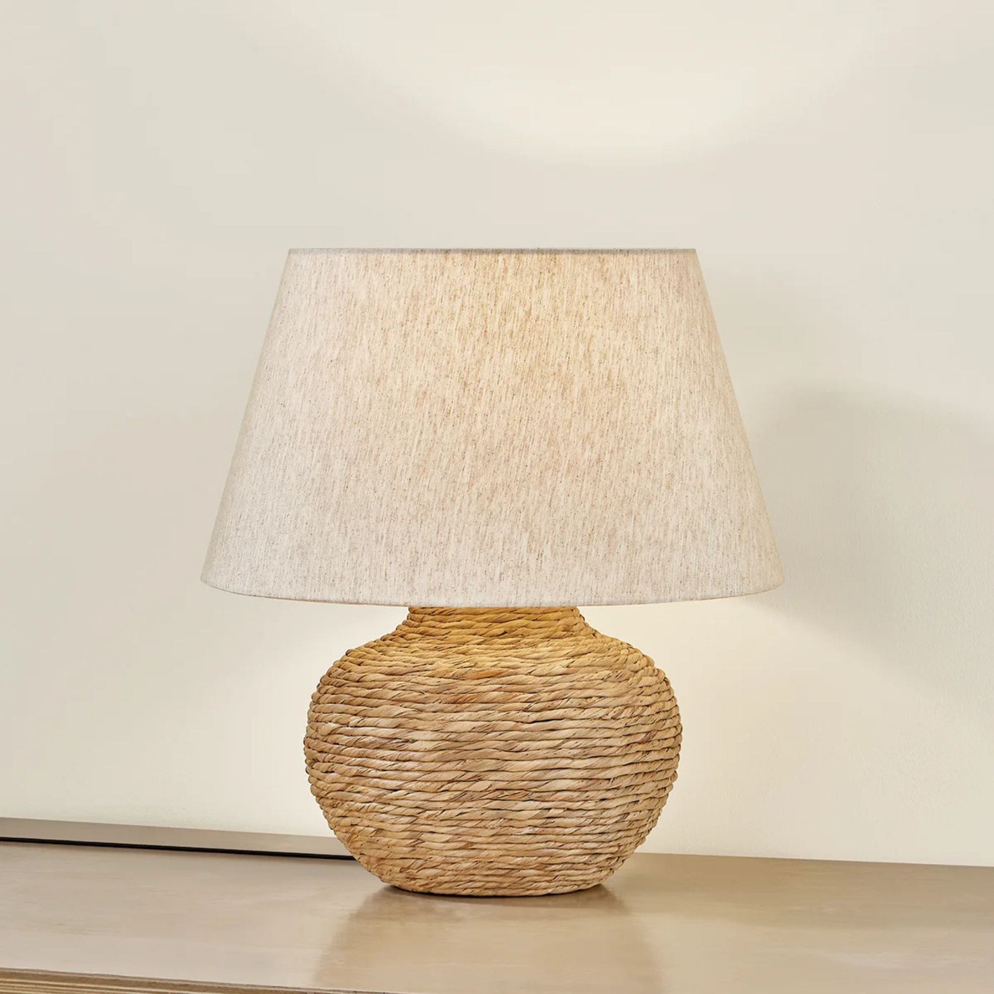 Malik 22" Table Lamp, Patina Brass Finish