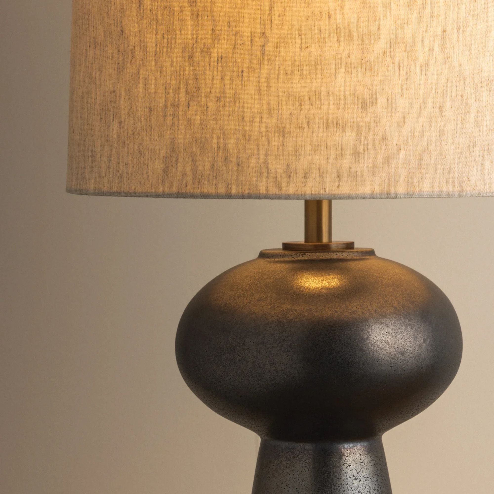 Troy McAlpine Table Lamp, Patina Brass, Contemporary Modern