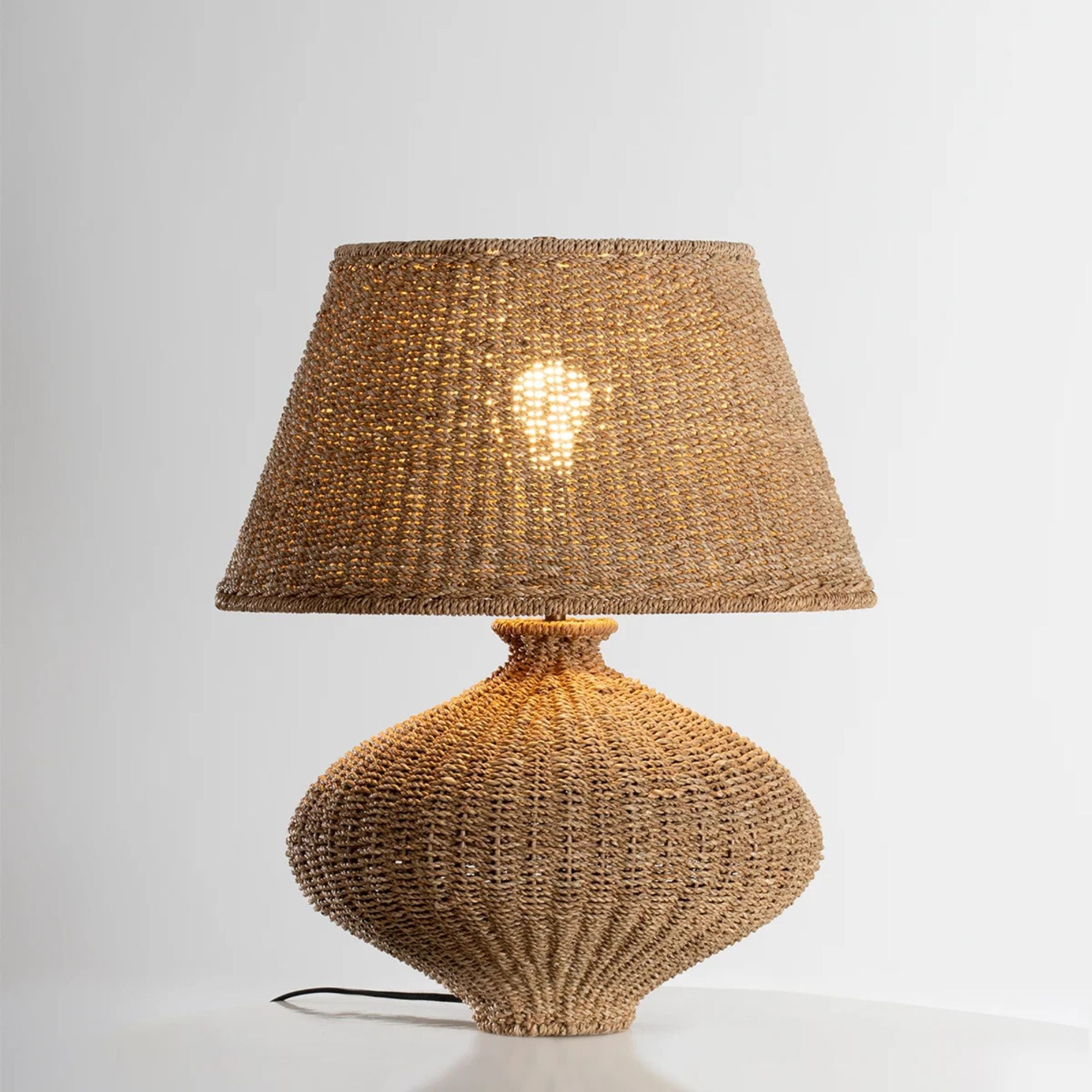 Nette 26" Table Lamp, Patina Brass Finish