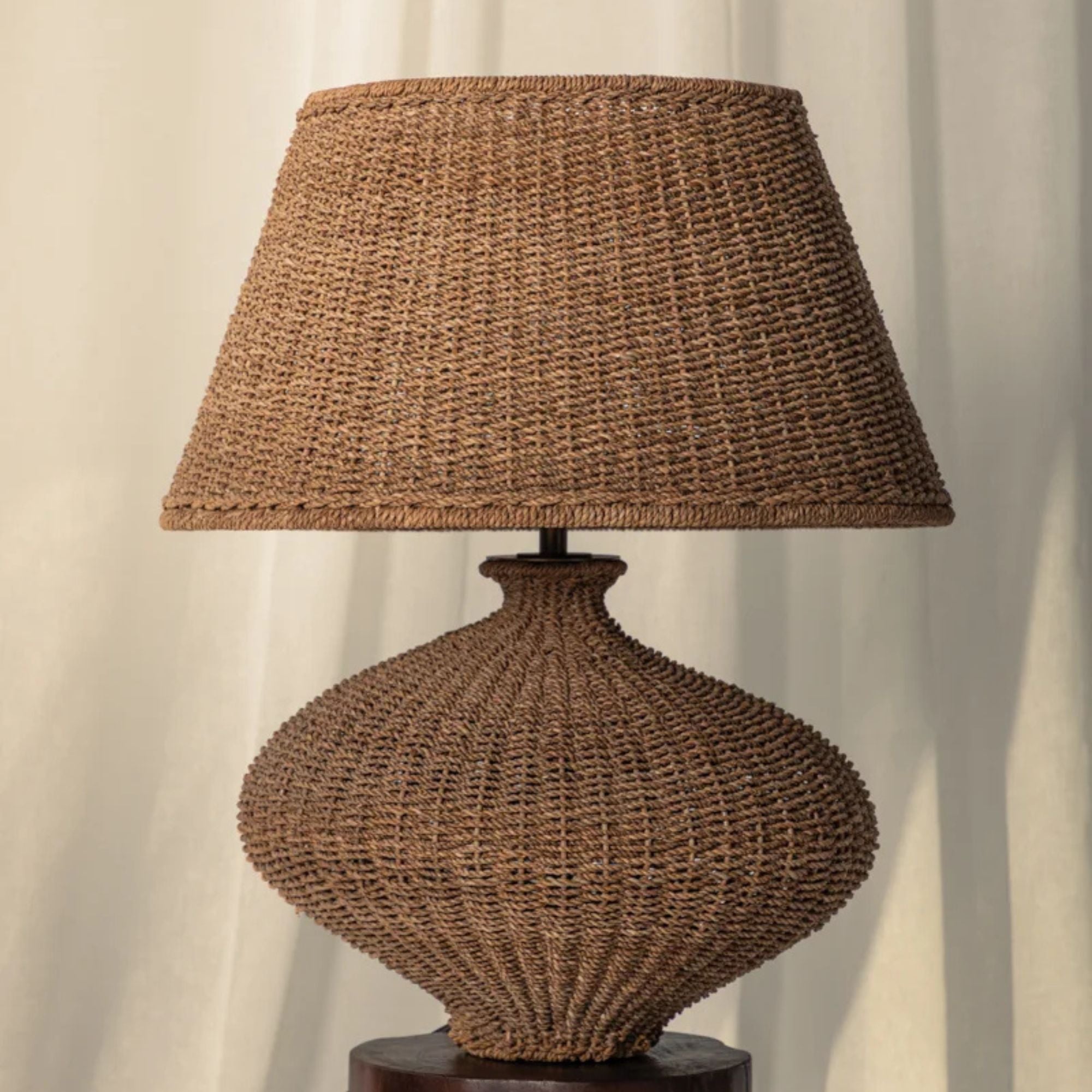 Nette 26" Table Lamp, Patina Brass Finish