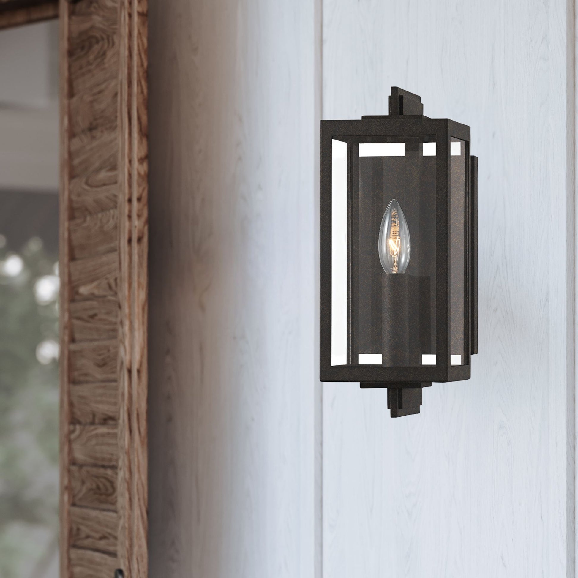 Troy Lighting - NICO 13 In. Outdoor Wall Lantern French Iron Finish | Bees Lighting