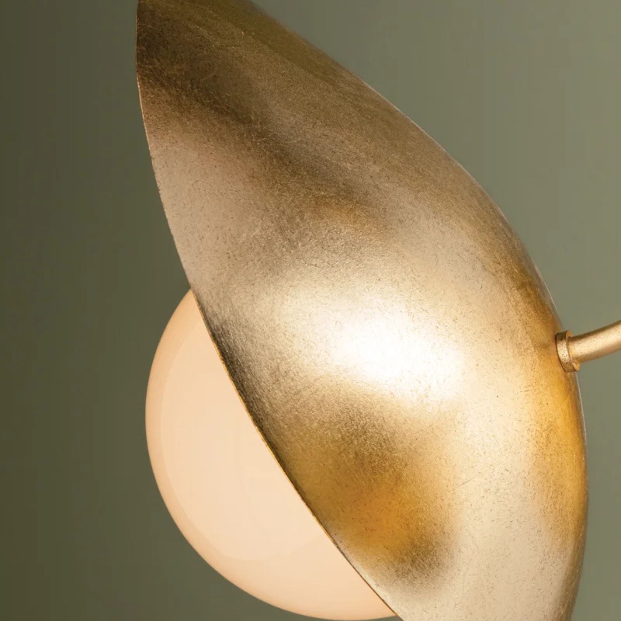 Olson 24" 3-Light Chandelier, Vintage Gold Leaf Finish