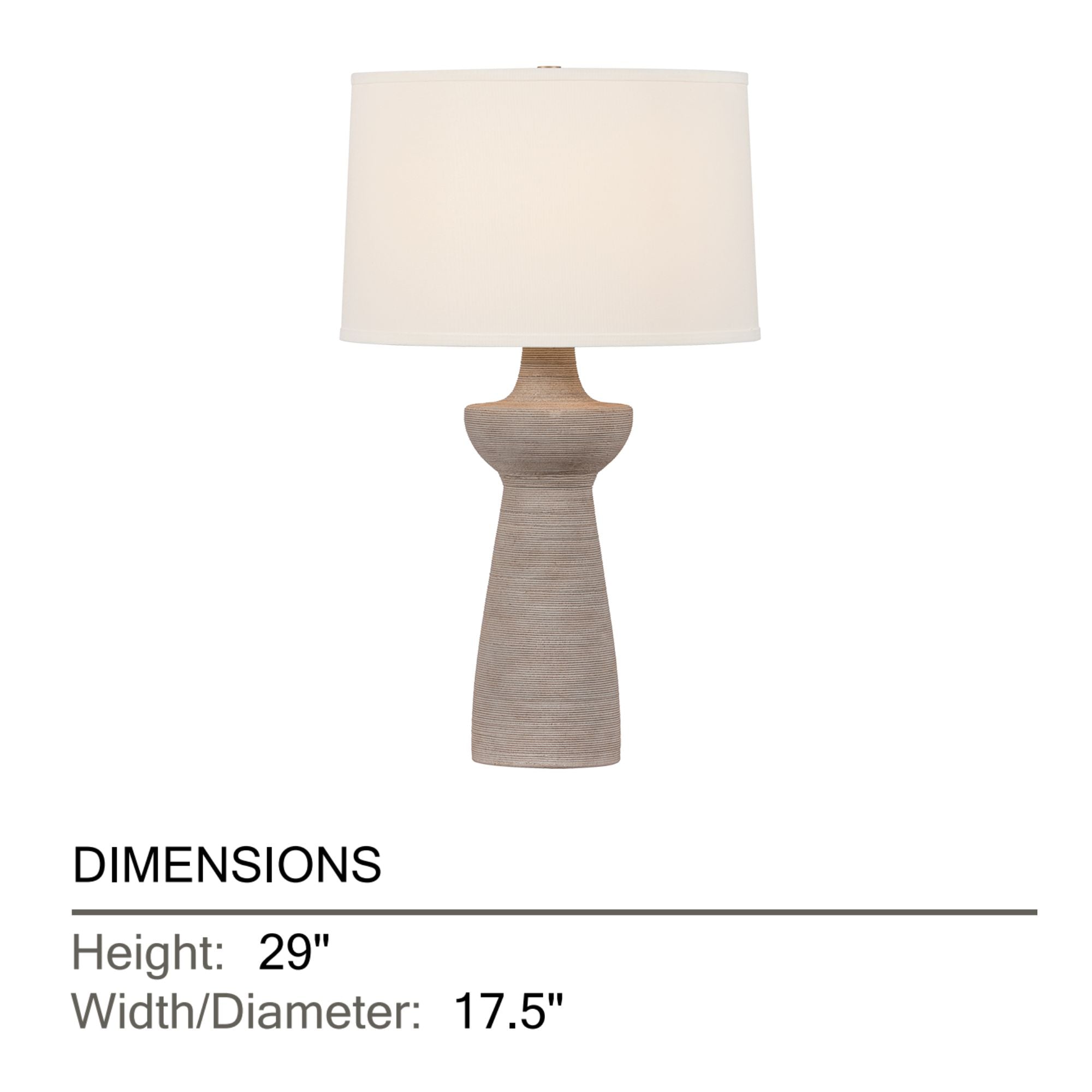 Troy Osgood 29 in. Table Lamp, Patina Brass